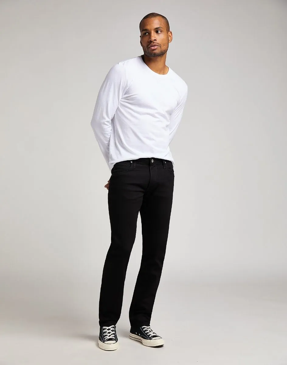 Lee Daren Zip Regular Straight Black Jeans