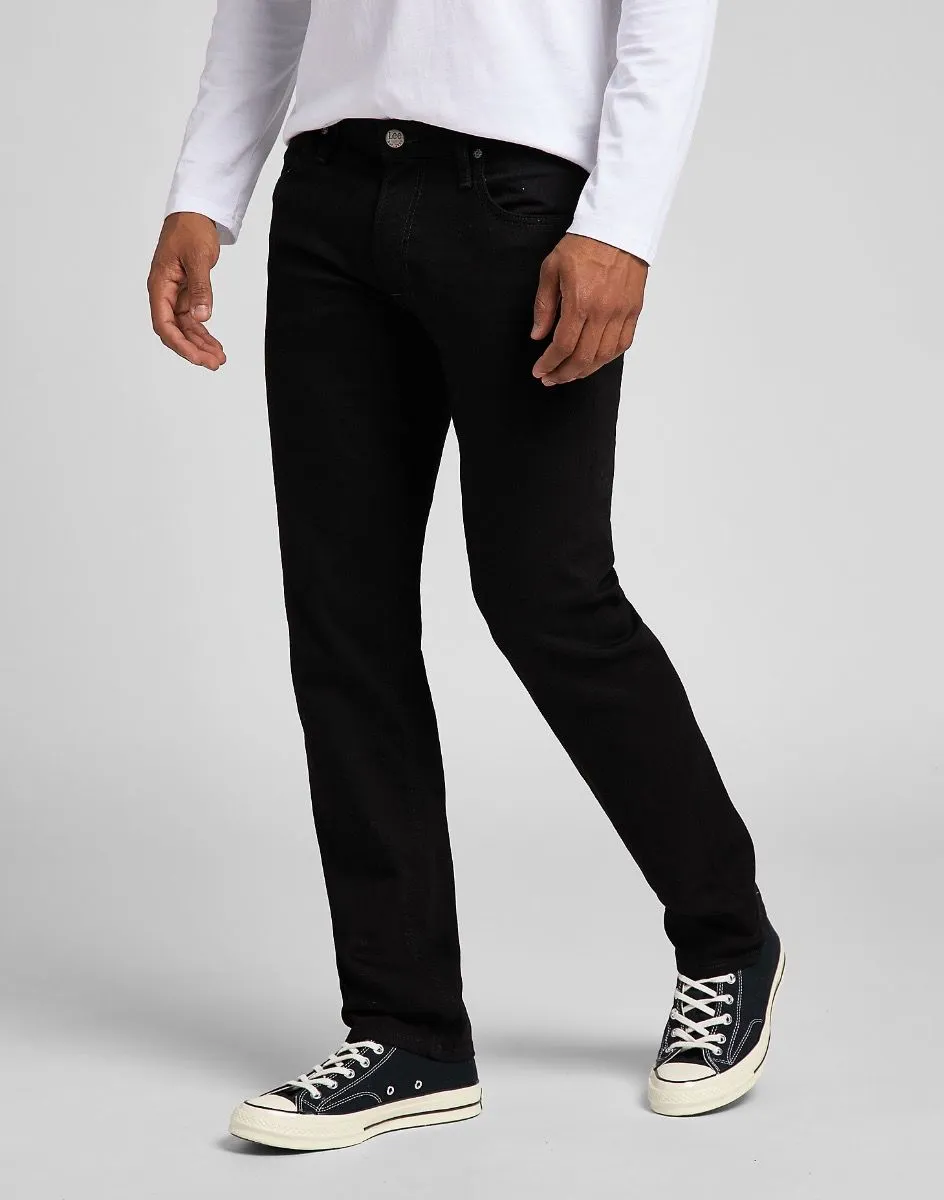 Lee Daren Zip Regular Straight Black Jeans