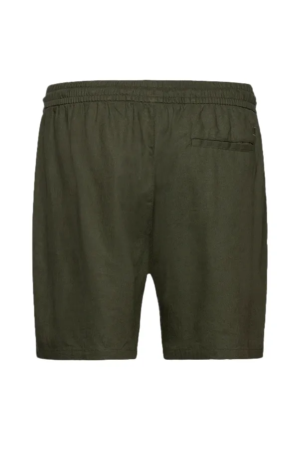 Les Deux Otto Forest Linen Shorts