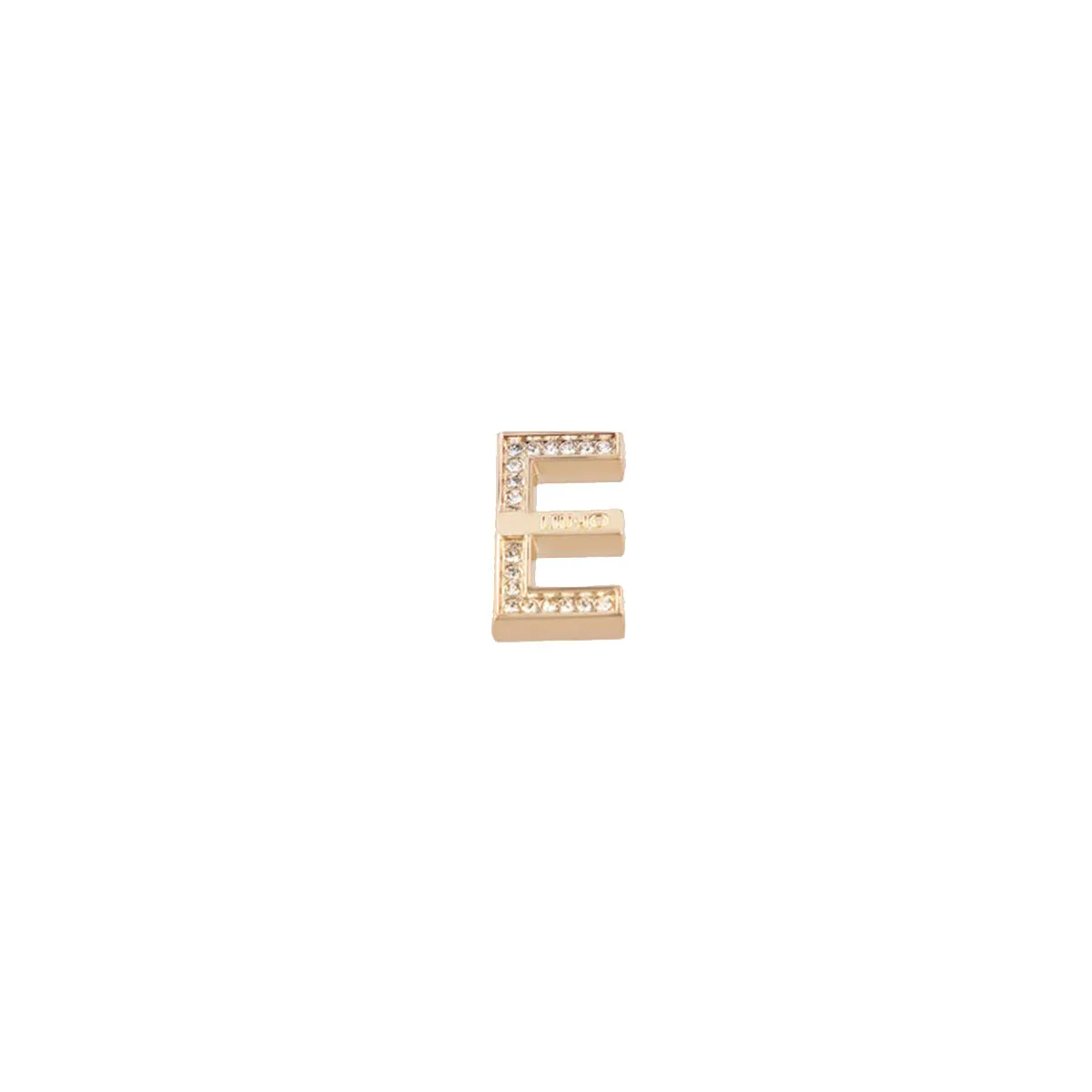 Liu Jo Metallic Letter Charm with Rhinestones E