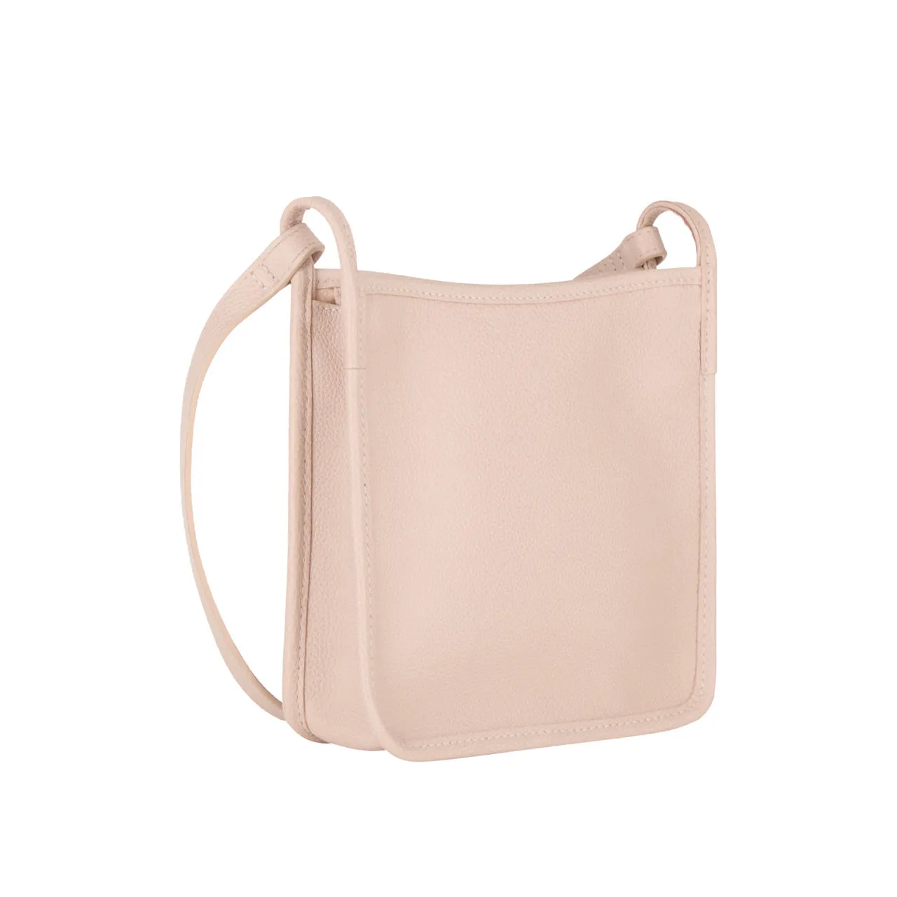 LONGCHAMP Sustainable Le Foulonné Small Crossbody Bag in Nude