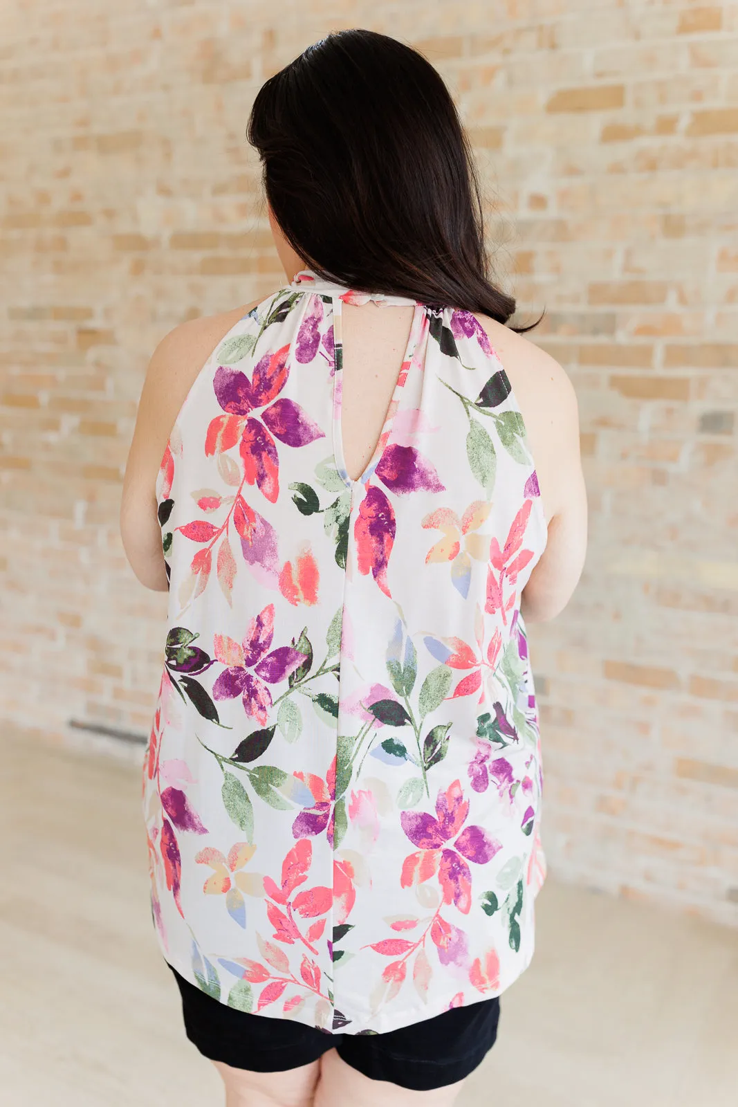 Floral Halter Blouse