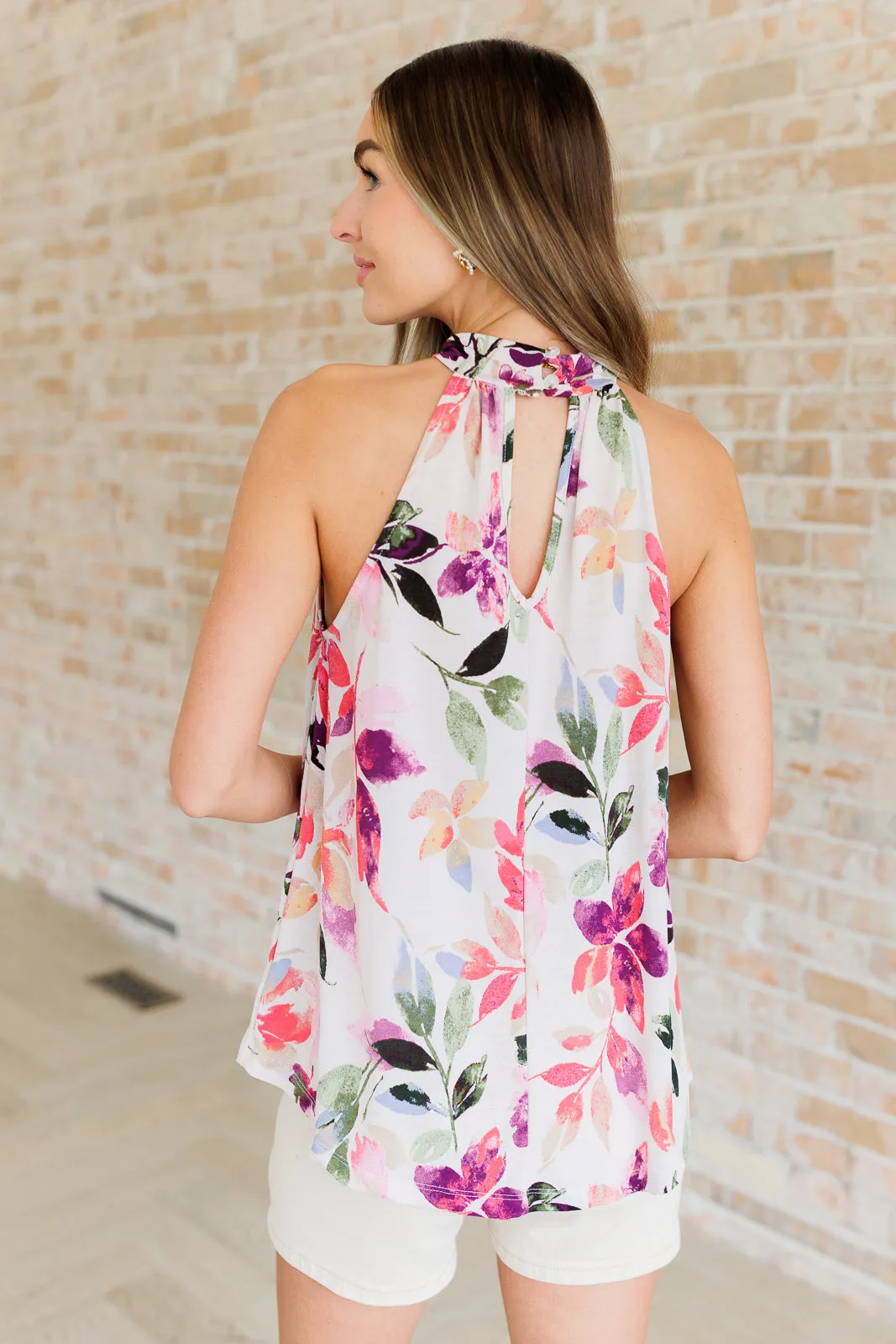 Floral Halter Blouse