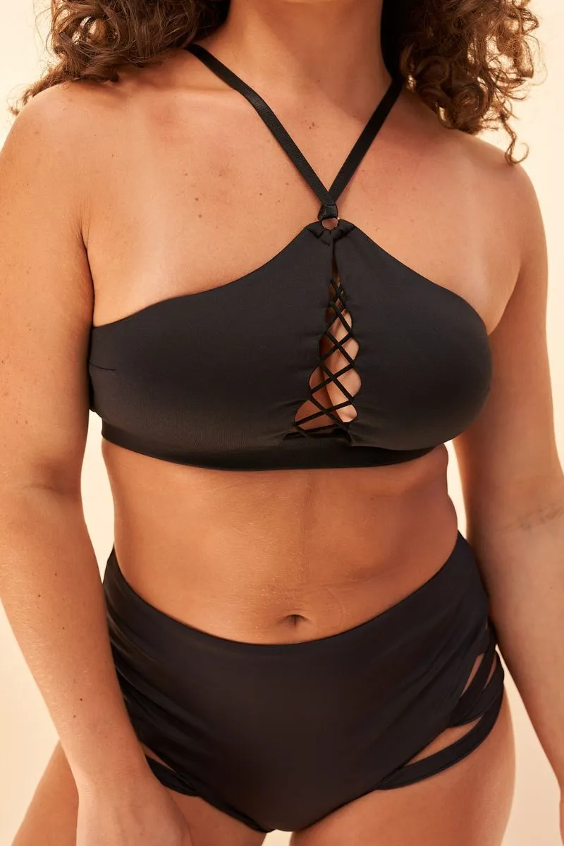 Black Lunalae Kylie Seamless Top