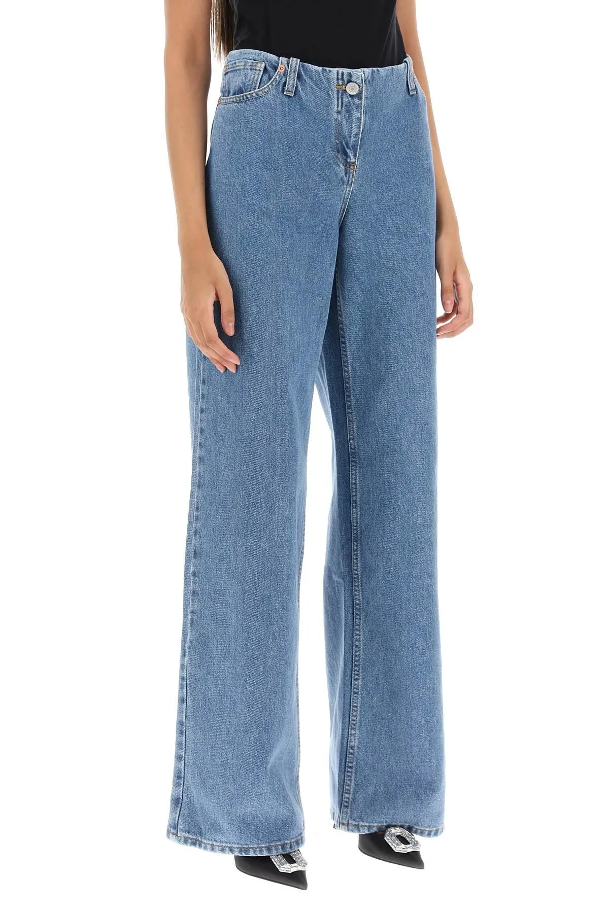 Magda Butrym    Magda Butrym Low Waist Baggy Jeans