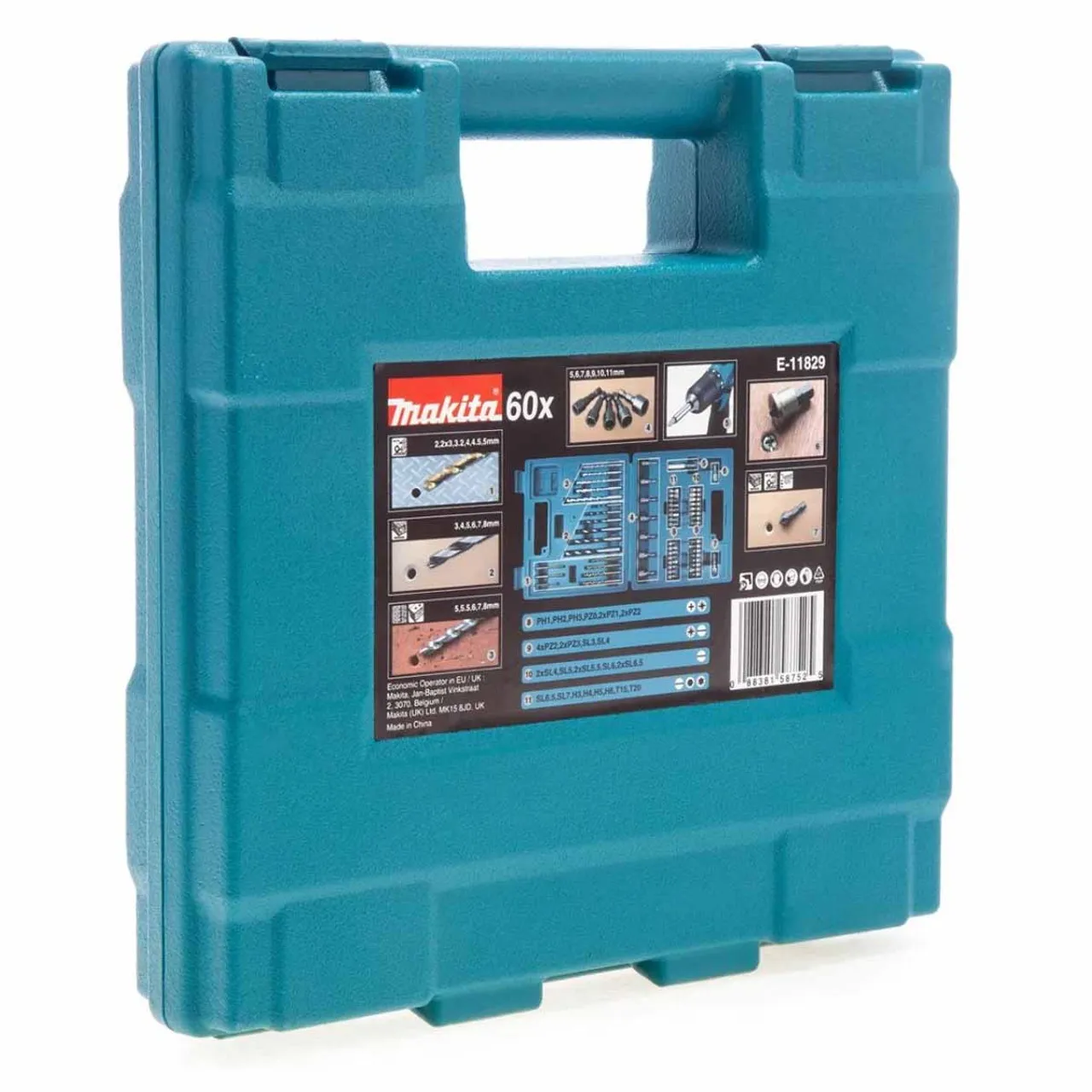 Makita E-11829 Drill & Screw Bit Set (60 Pieces)