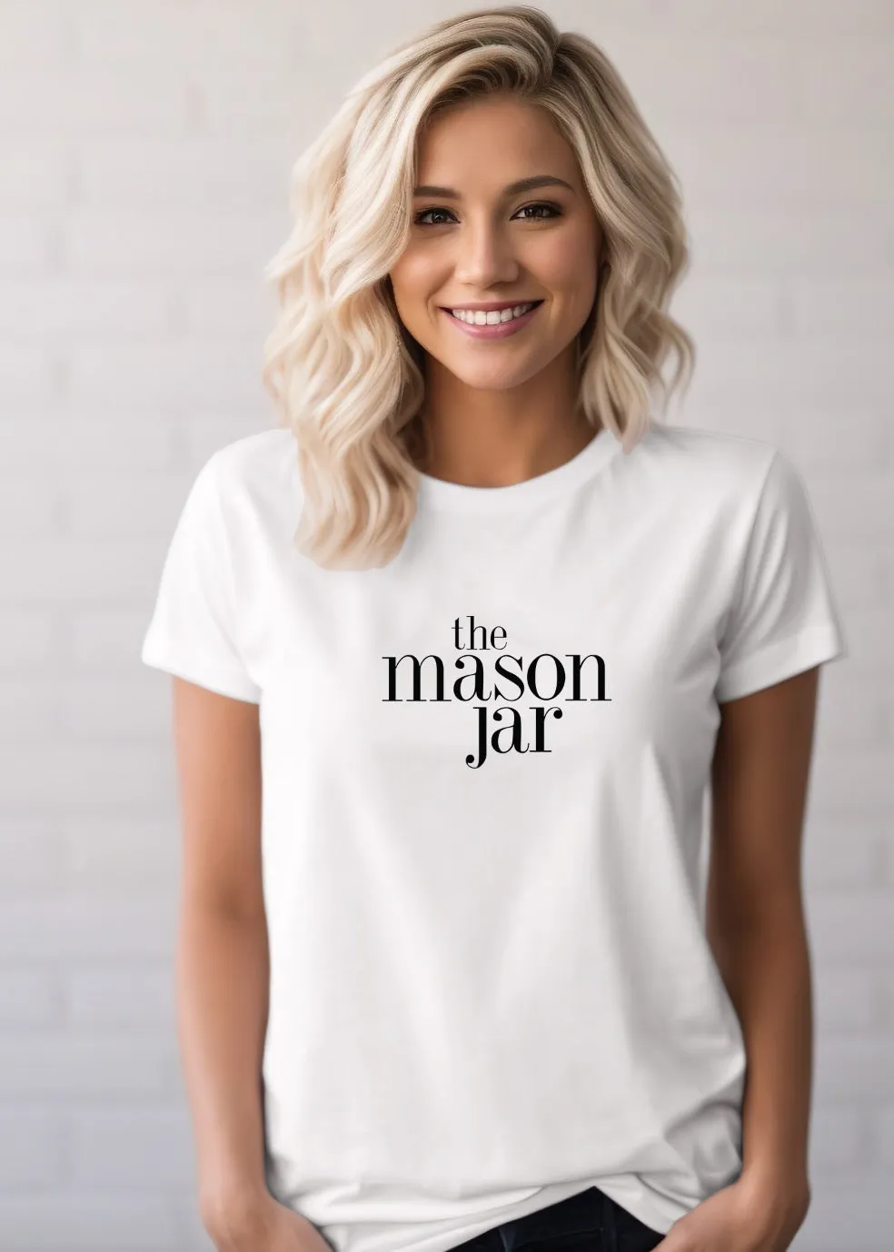 Graphic Tee Mason Jar