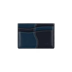 Navy Leather Card Holder by Dime MTL