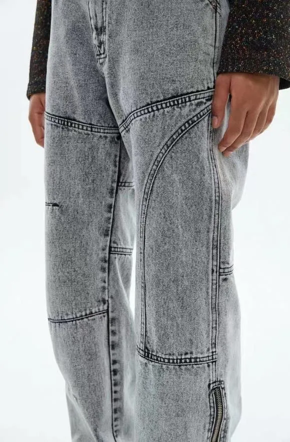 Men's Retro Denim Hiphop Pants