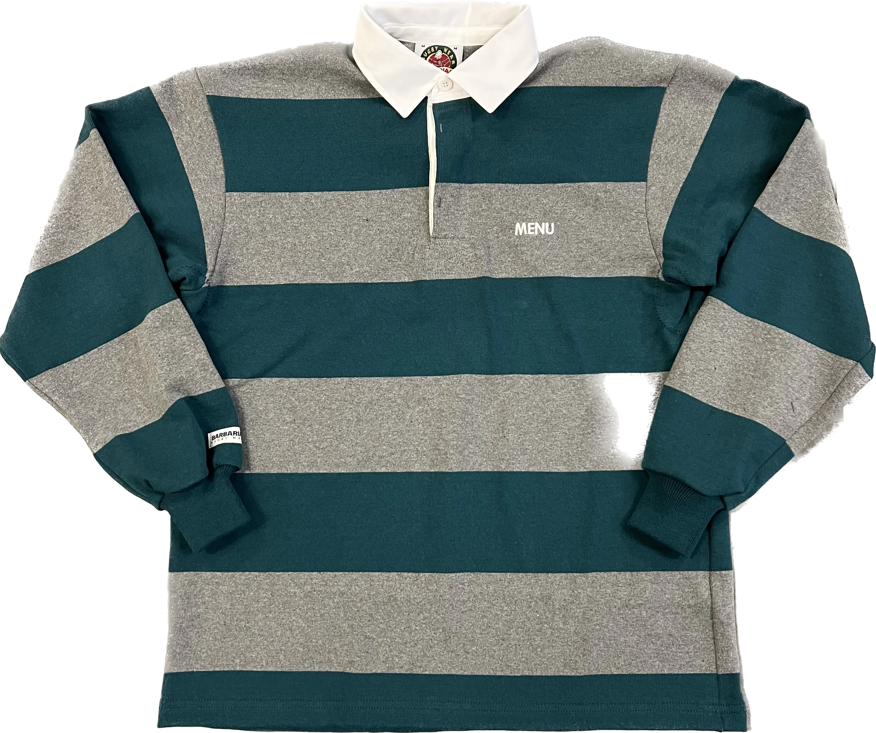 Menu X Barbarian Rugby Shirt Oxford Teal