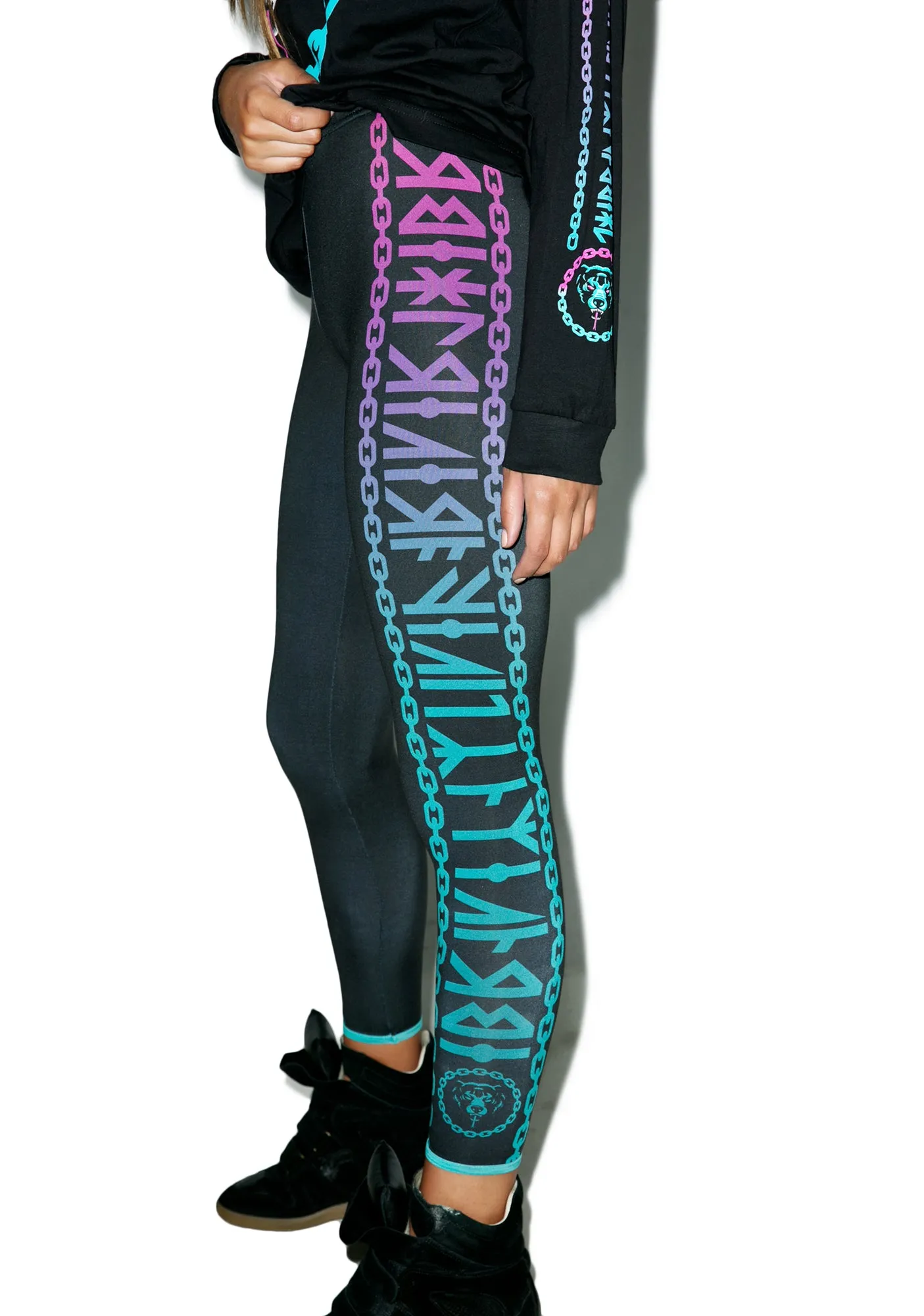 Mishka 2.0 Death Adder Chain Leggings for Women