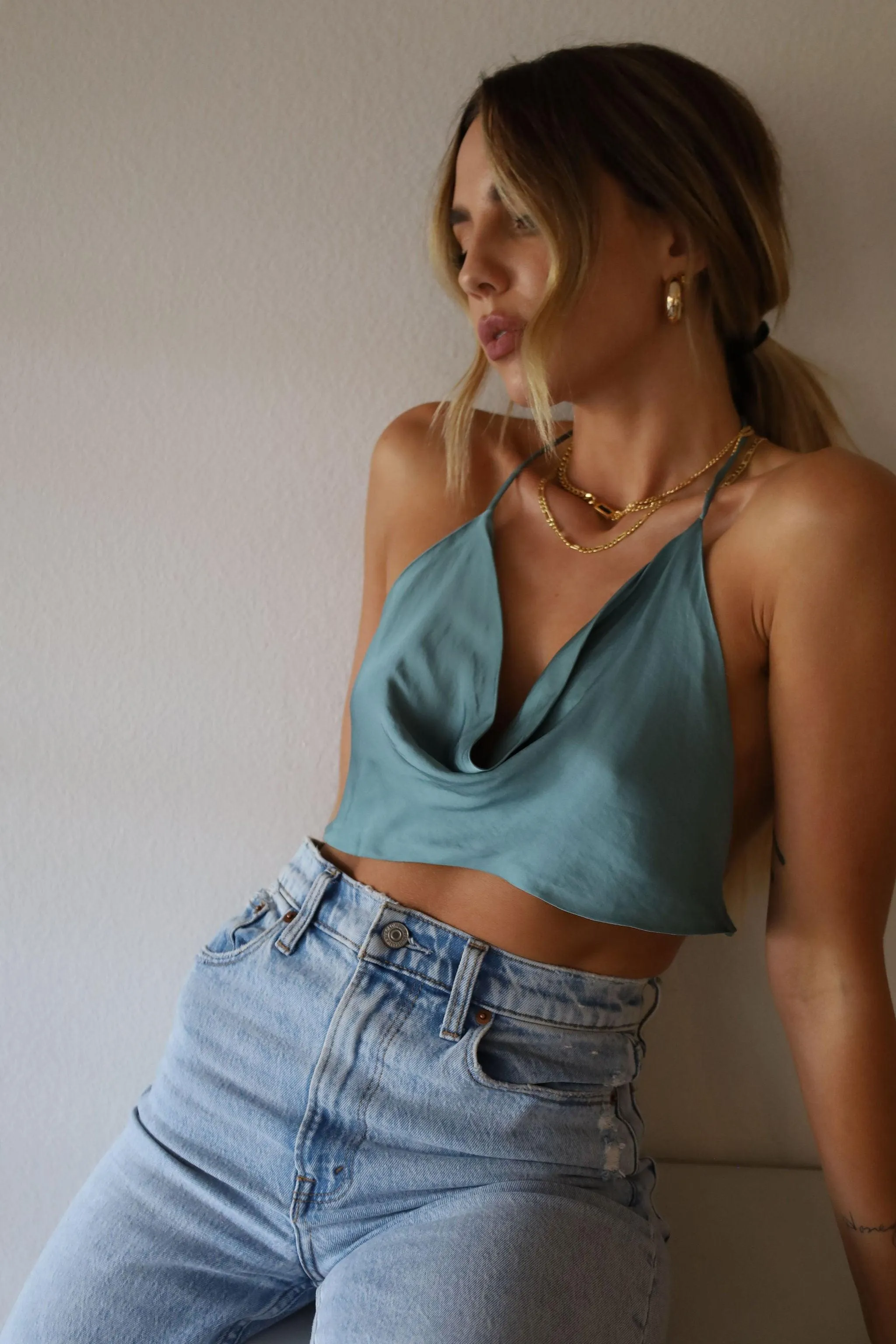 Model Watch Crop Top on Final Sale