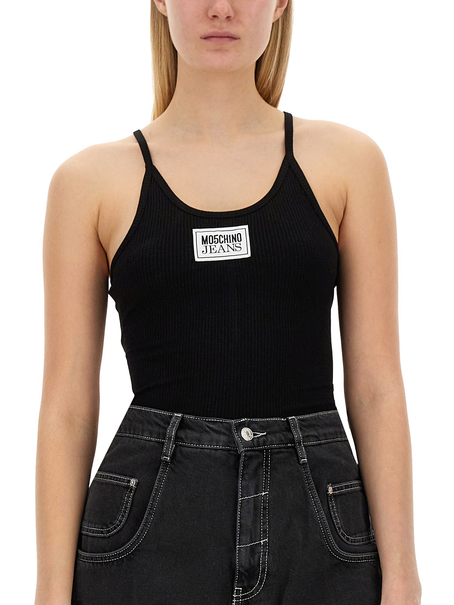 MOSCHINO Knit Top with Logo