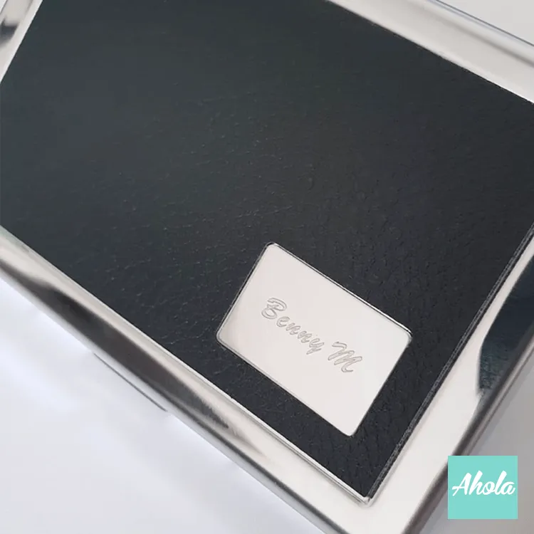 Personalized RFID Blocking Metal Card Holder