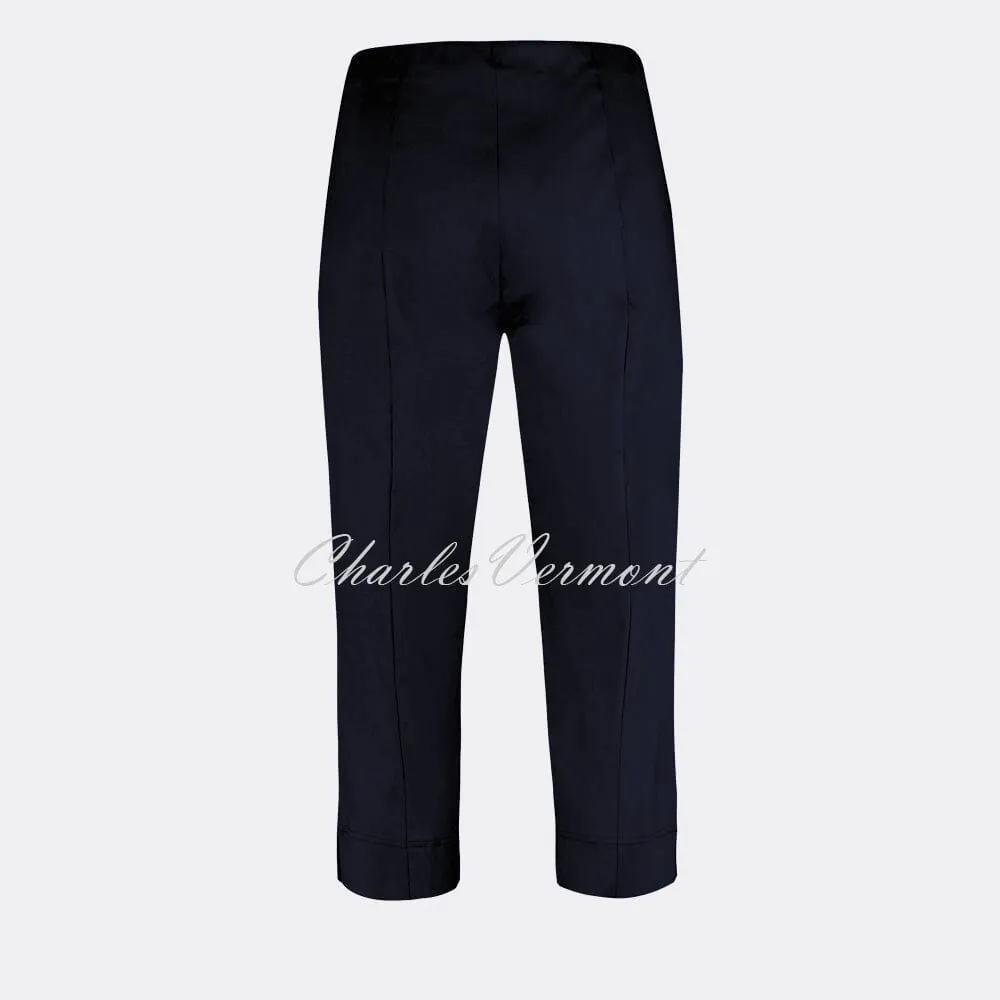 Robell Marie 07 Capri Trouser in Navy