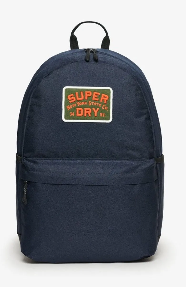 Navy Superdry Patched Montana 11S Bags