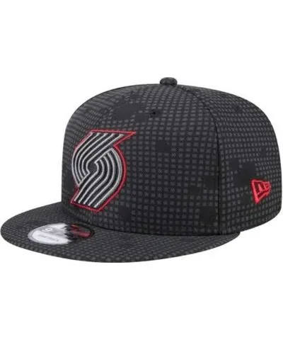 New Era Men's NBA Portland Trail Blazers Midnight Ink Pop Outline 9FIFTY Snapback Hat