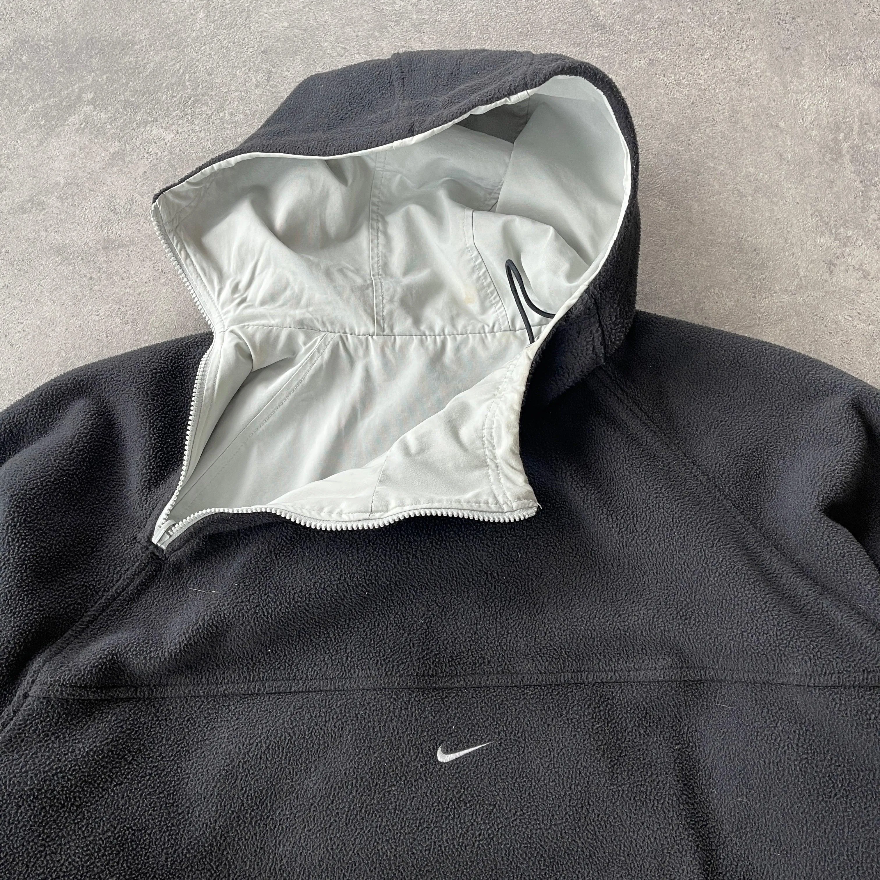 Nike 2001 reversible technical fleece pullover jacket (M)