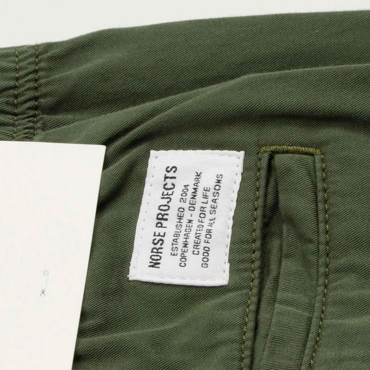 Norse Projects Ezra Light Twill Shorts Ivy Green