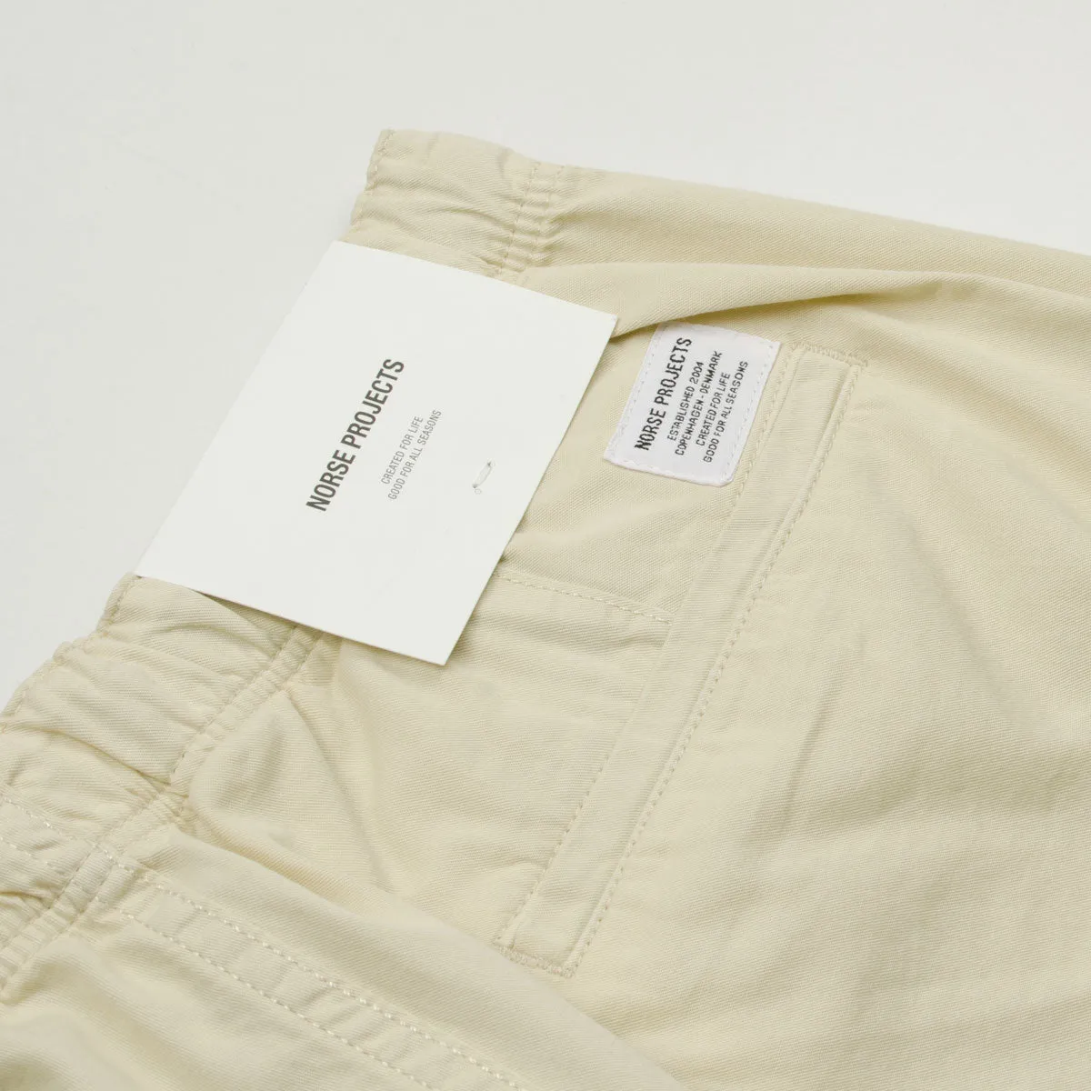 Norse Projects Ezra Light Twill Shorts Oatmeal