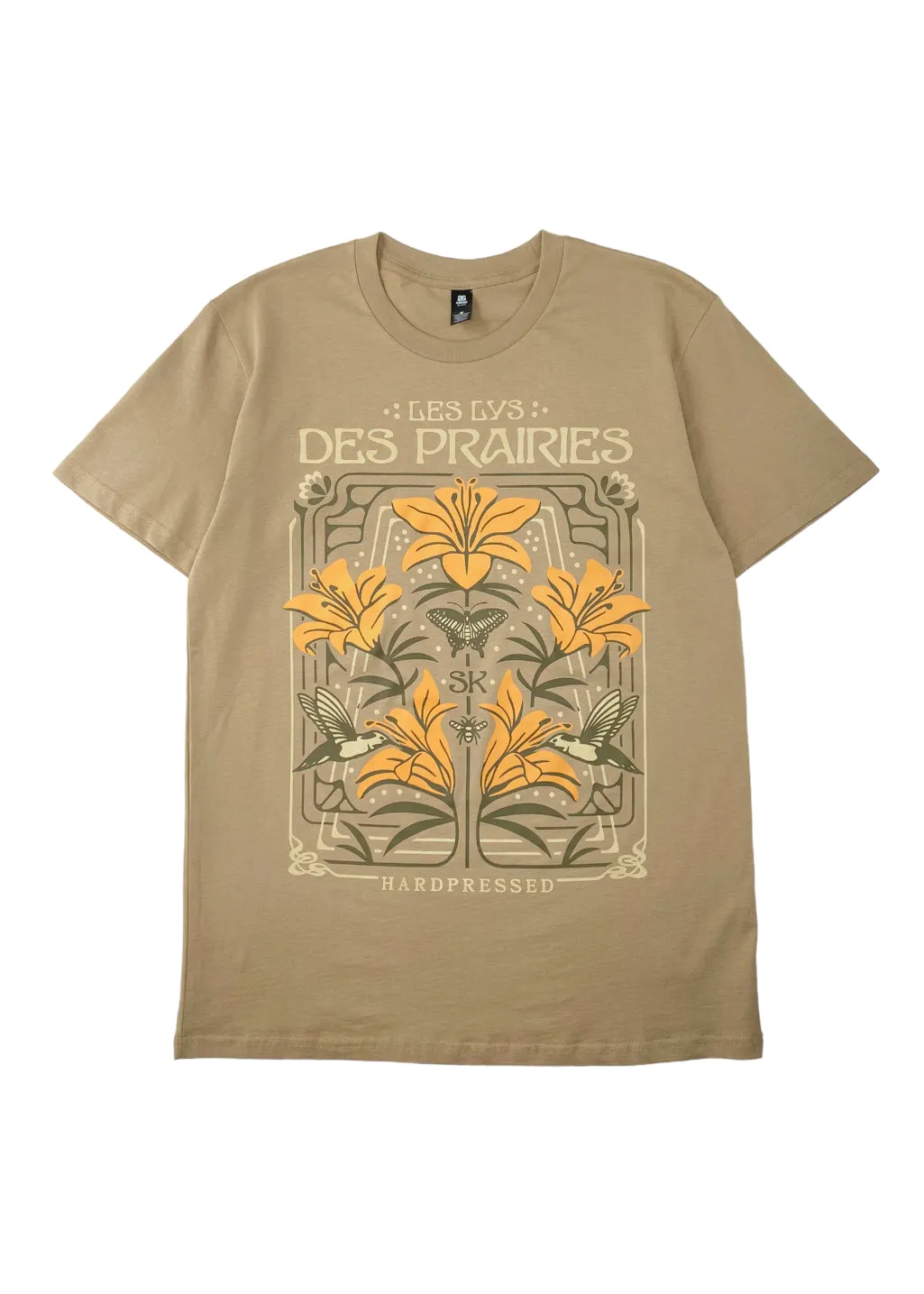 Nouveau Lily Tee | Dunes | Unisex and Ladies
