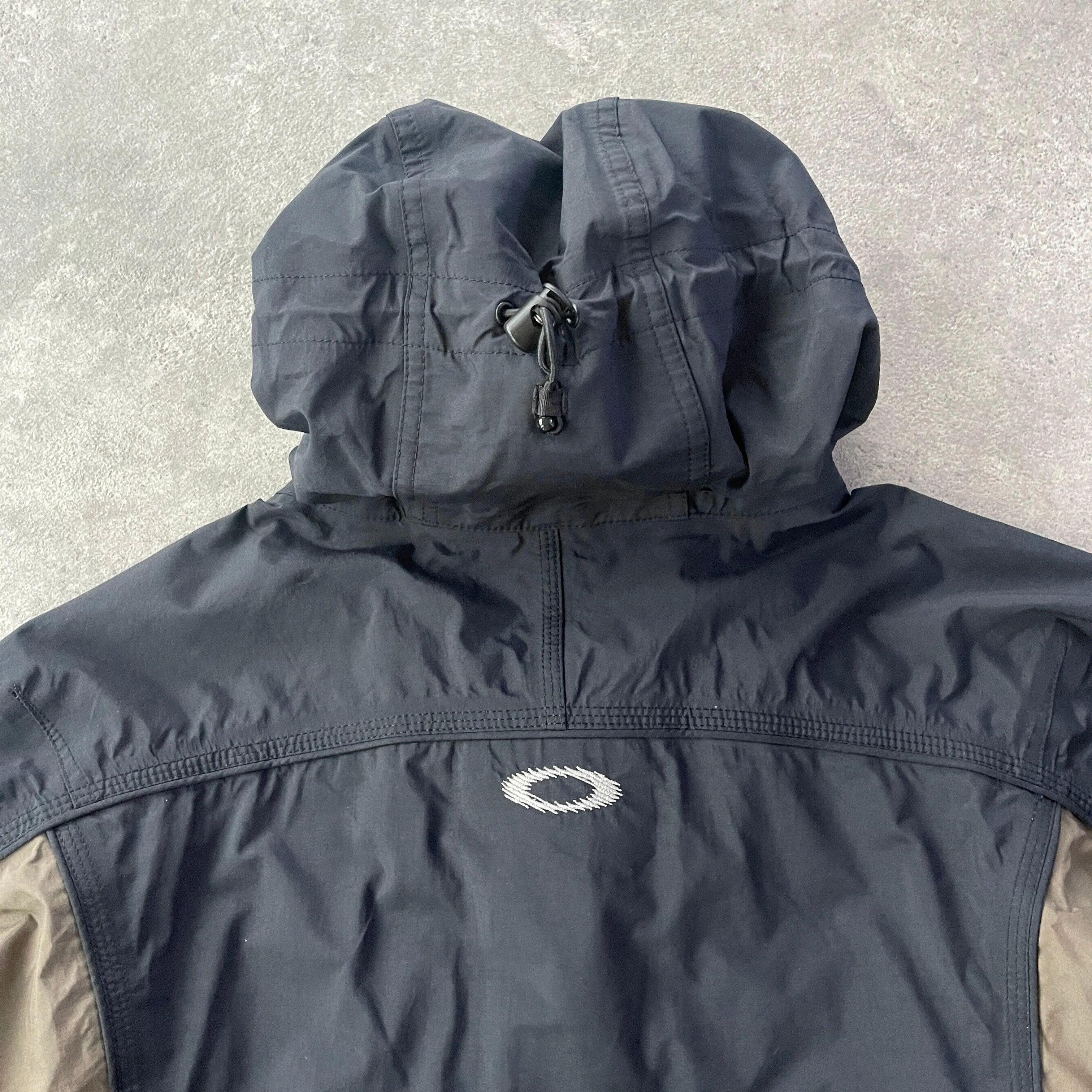 Oakley Software 2000s technical 1/4 zip shell jacket (S)