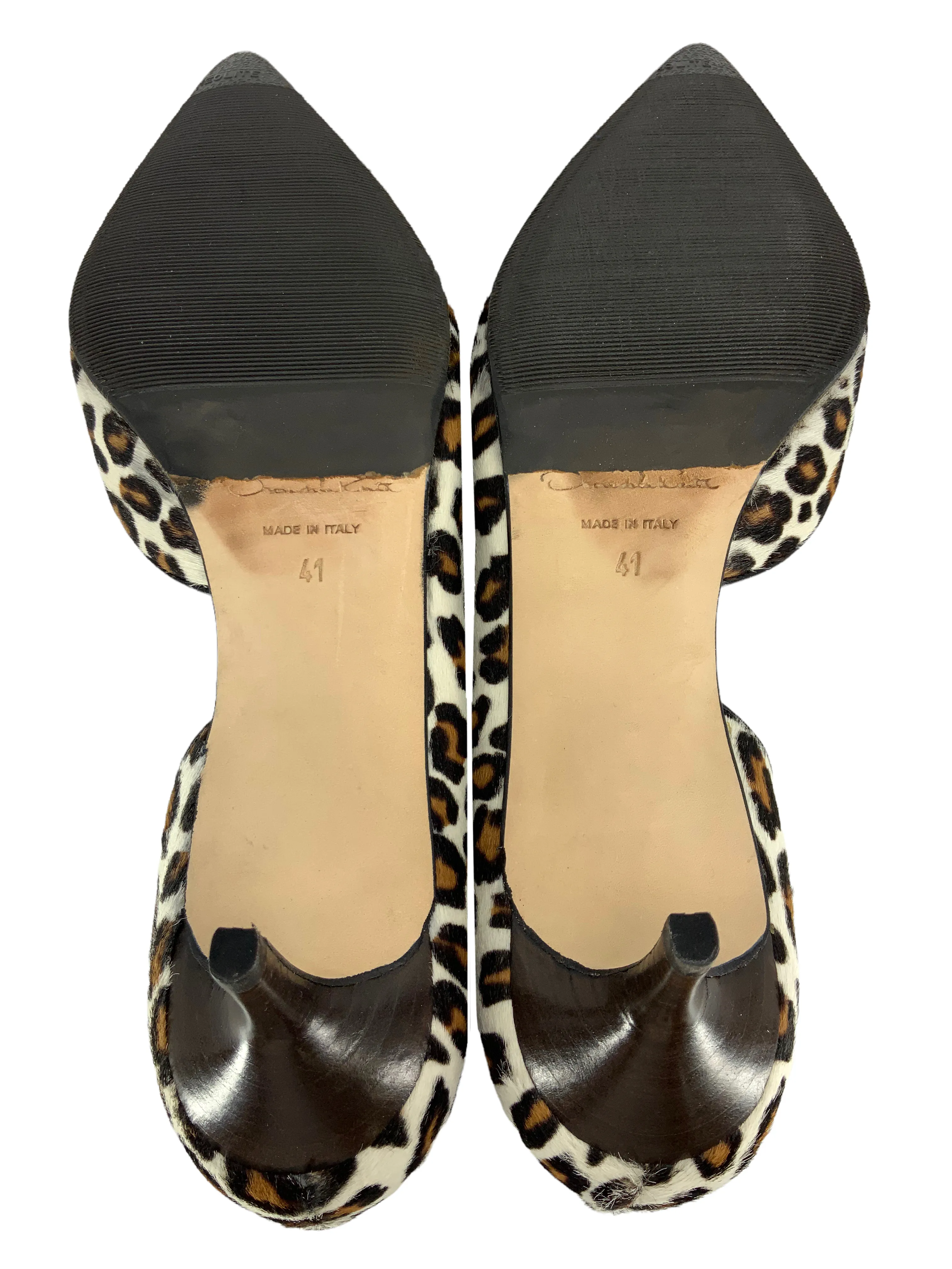 Oscar de la Renta Pony Hair Miss Lulu Pumps - Size 11