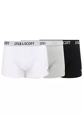 Pack of 3 Men’s Barclay Trunks by Lyle & Scott | Look Again