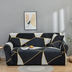 Printed Sofa Cover Set