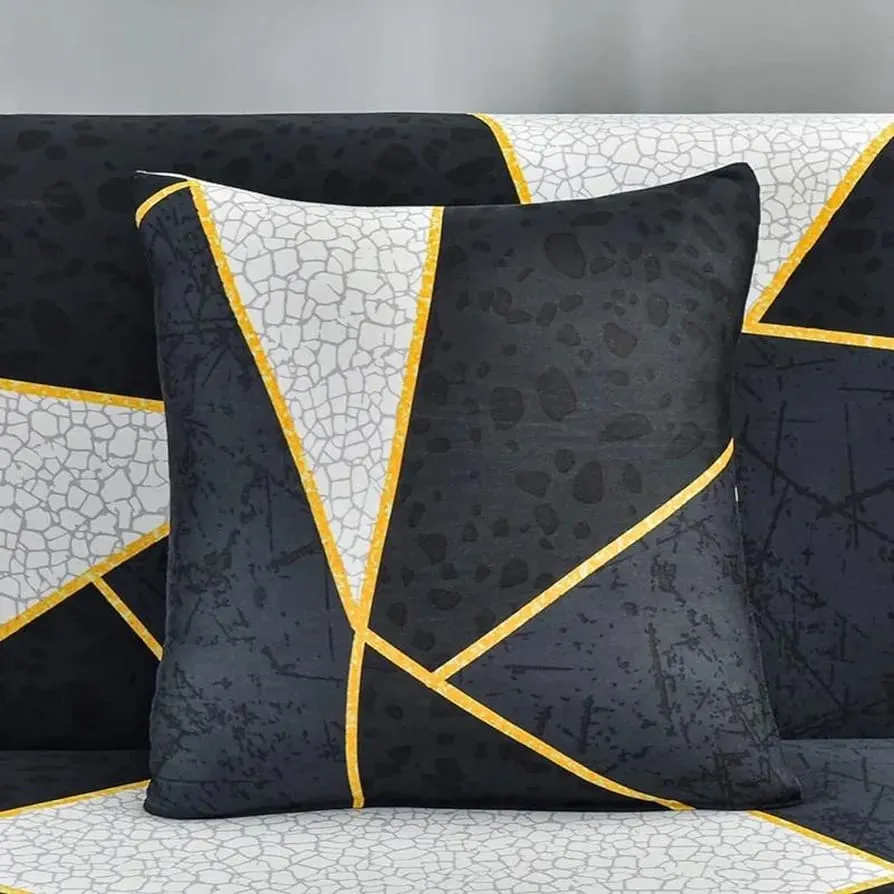 Printed Sofa Cover Set