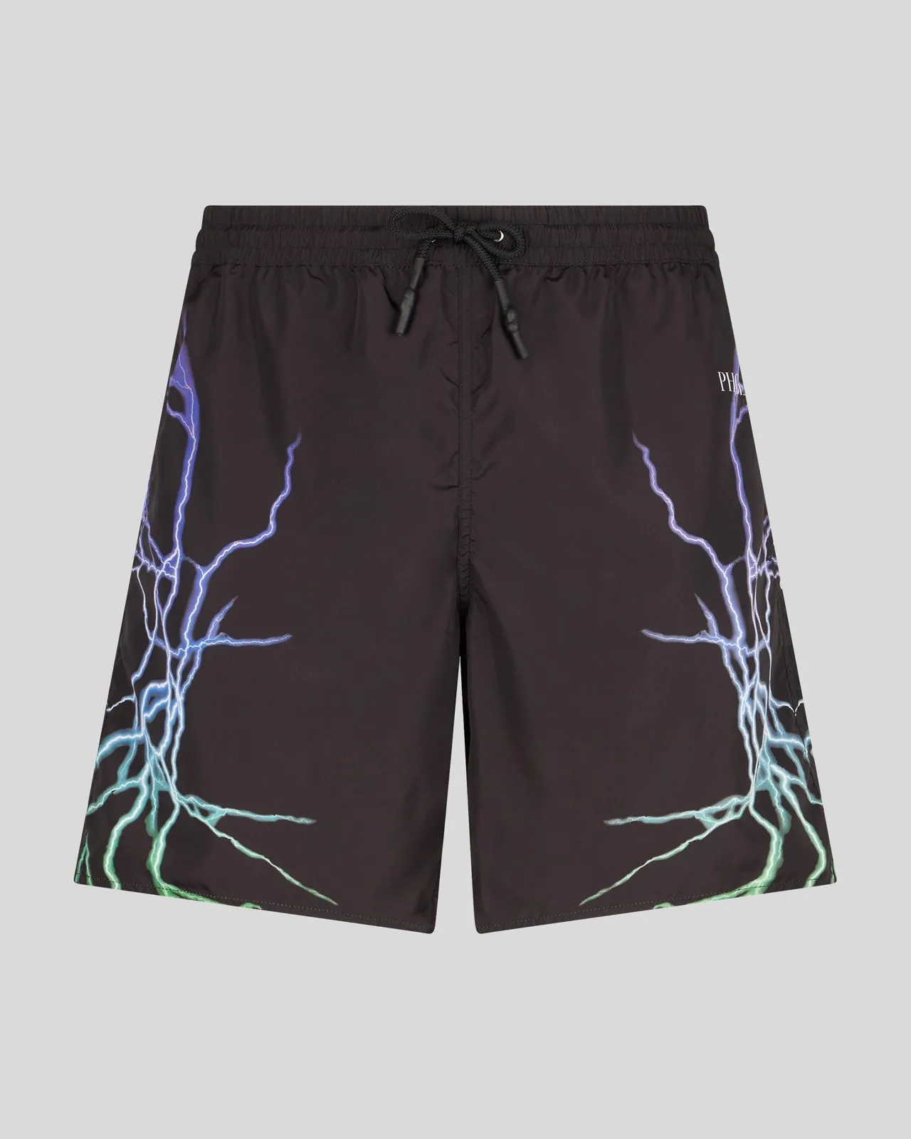 Black Thunder Purple and Green PHOBIA Swim Boxer