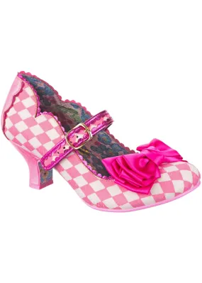 Irregular Choice Summer Breeze Pumps in Pink and White