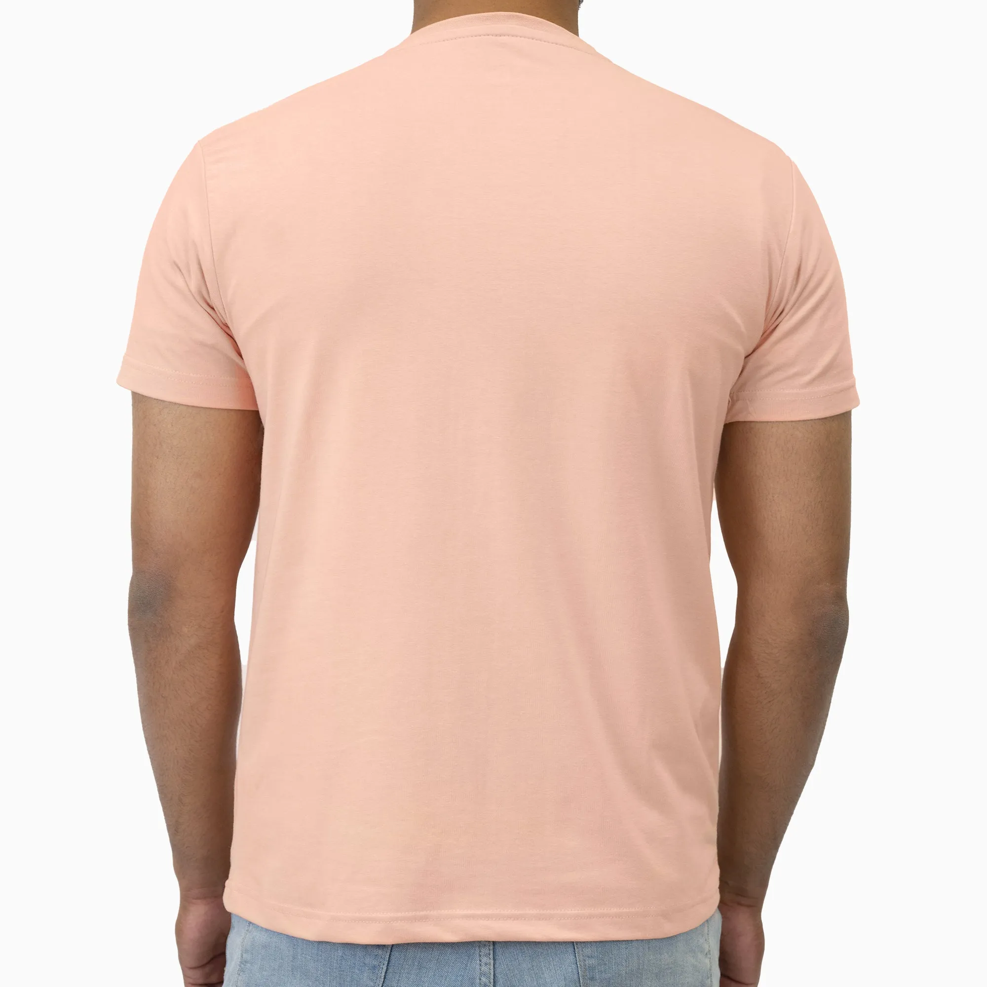 Pink Basic V-Neck Tee