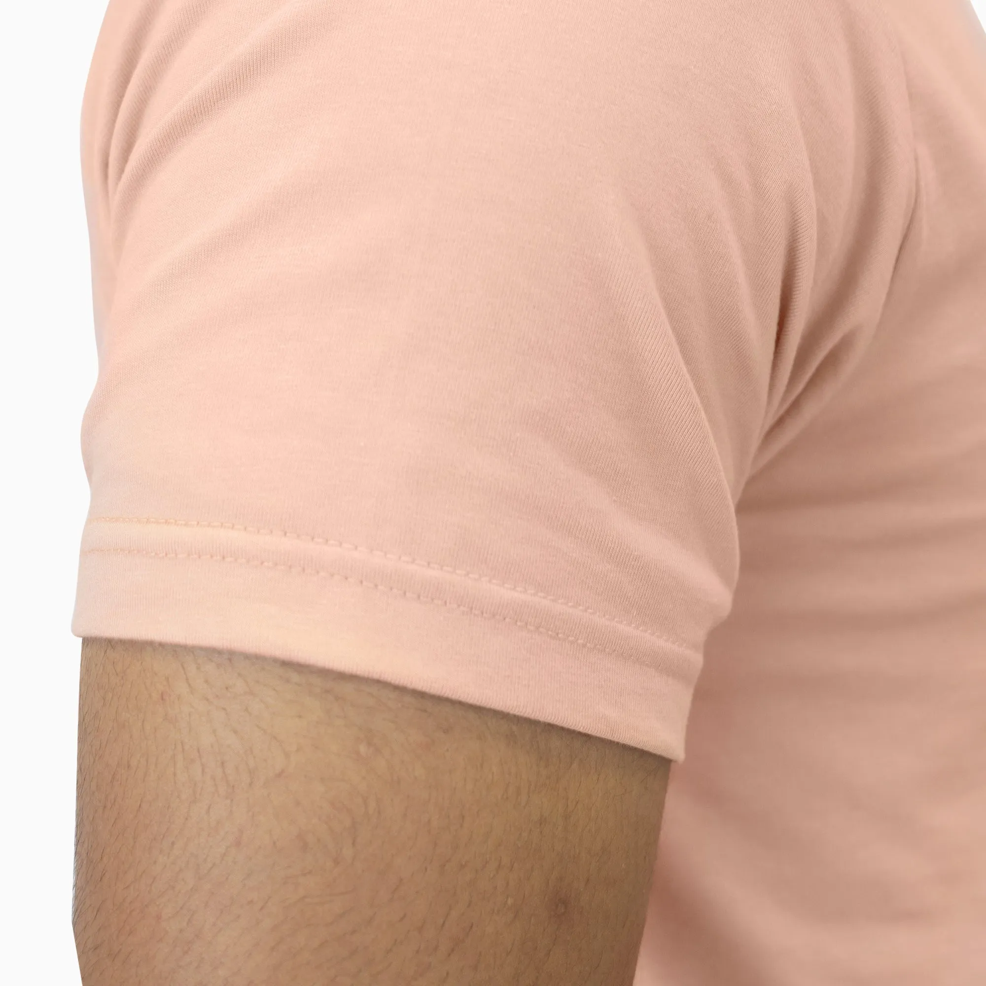 Pink Basic V-Neck Tee