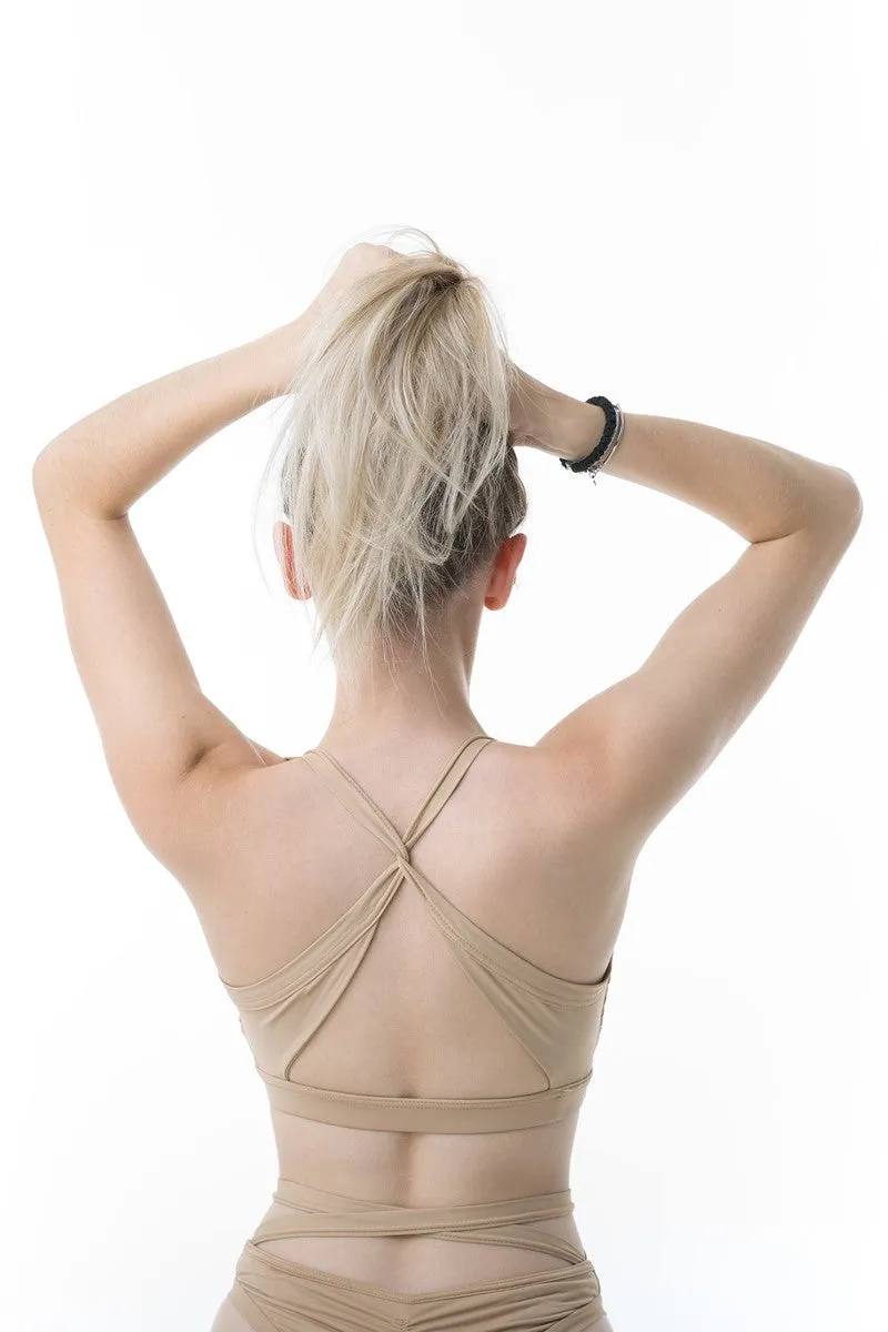 Nude 01 Poledancerka Cross Wrap Top