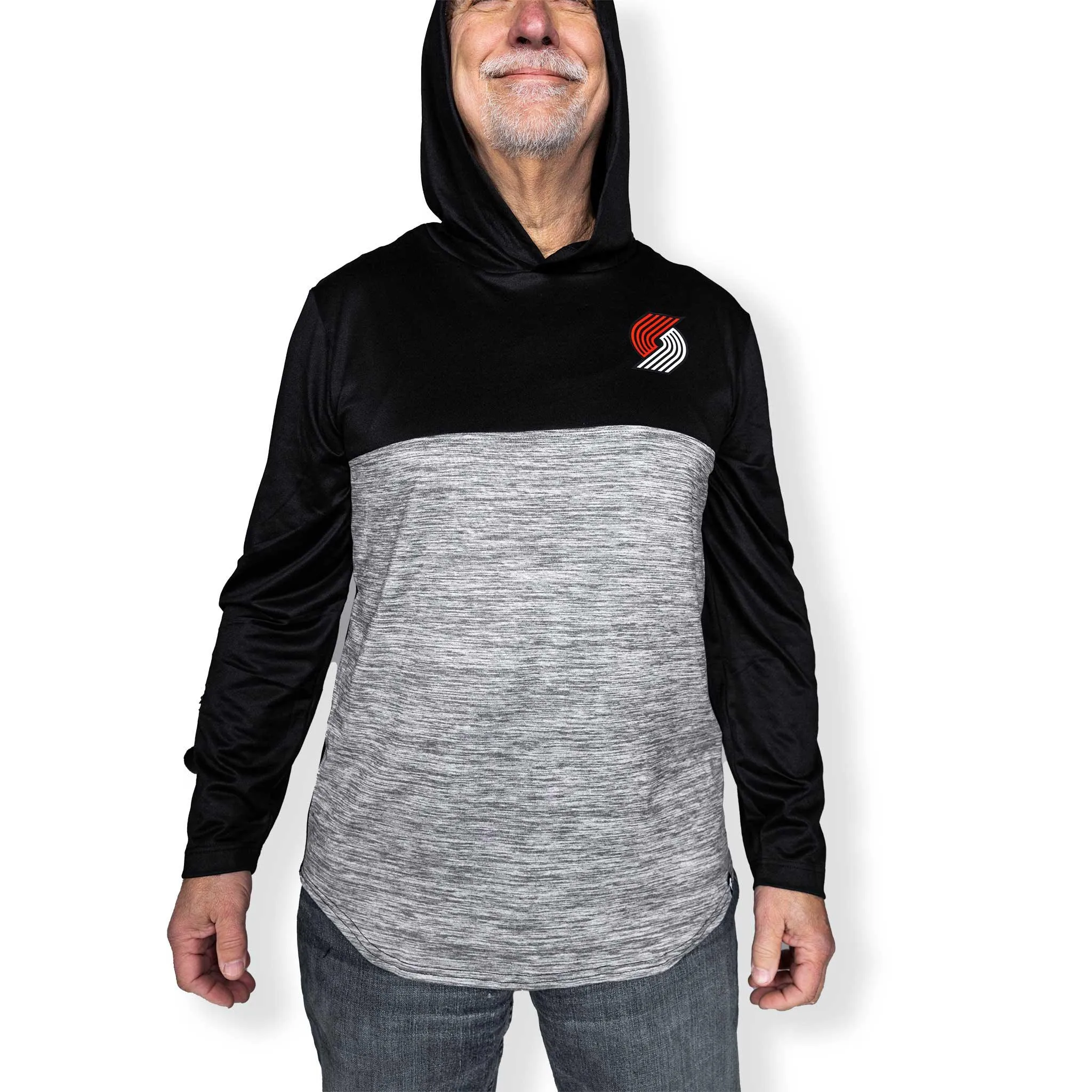 Portland Blazers Gray Flex Hoodie