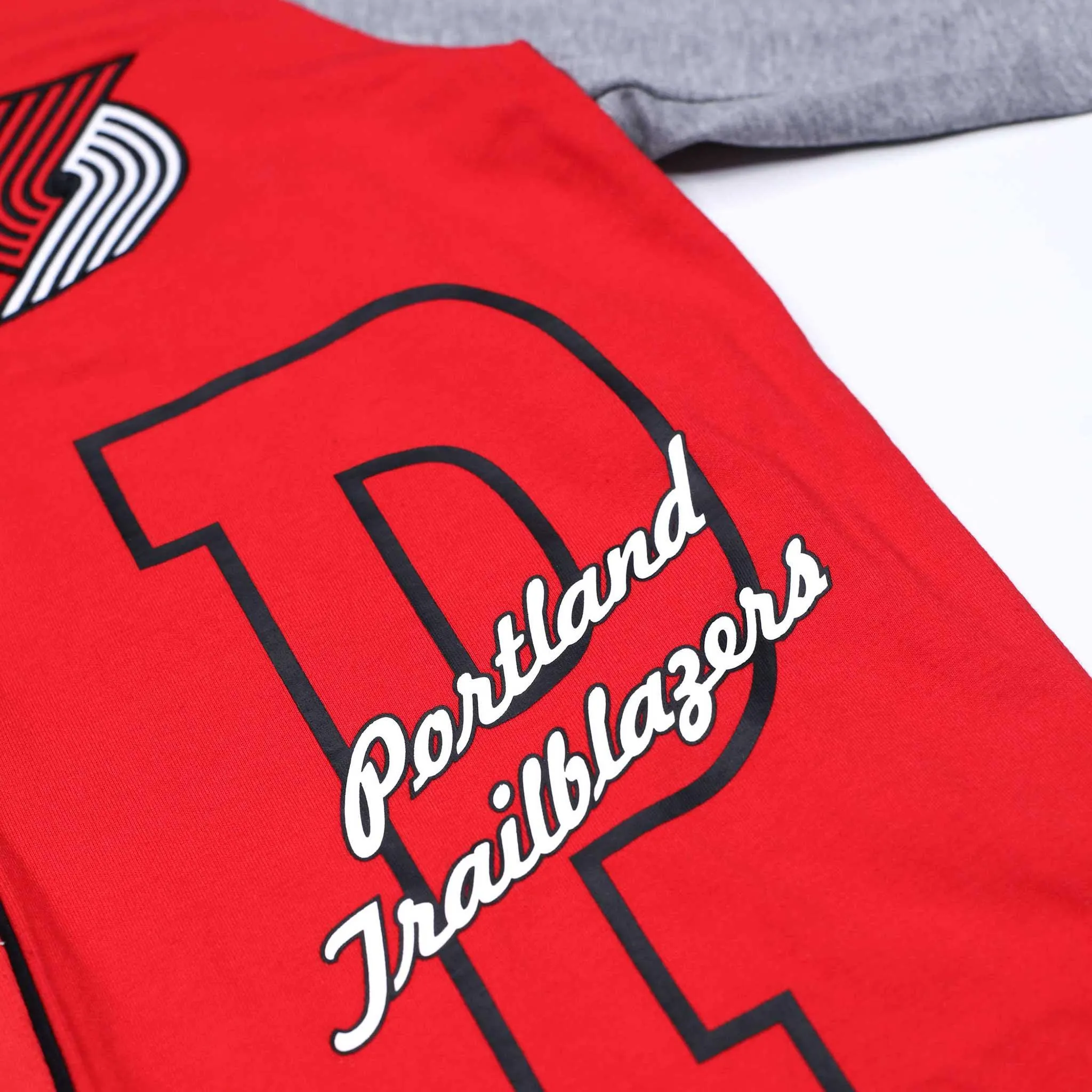 Portland Trail Blazers Logo Baseball Sweatshirt