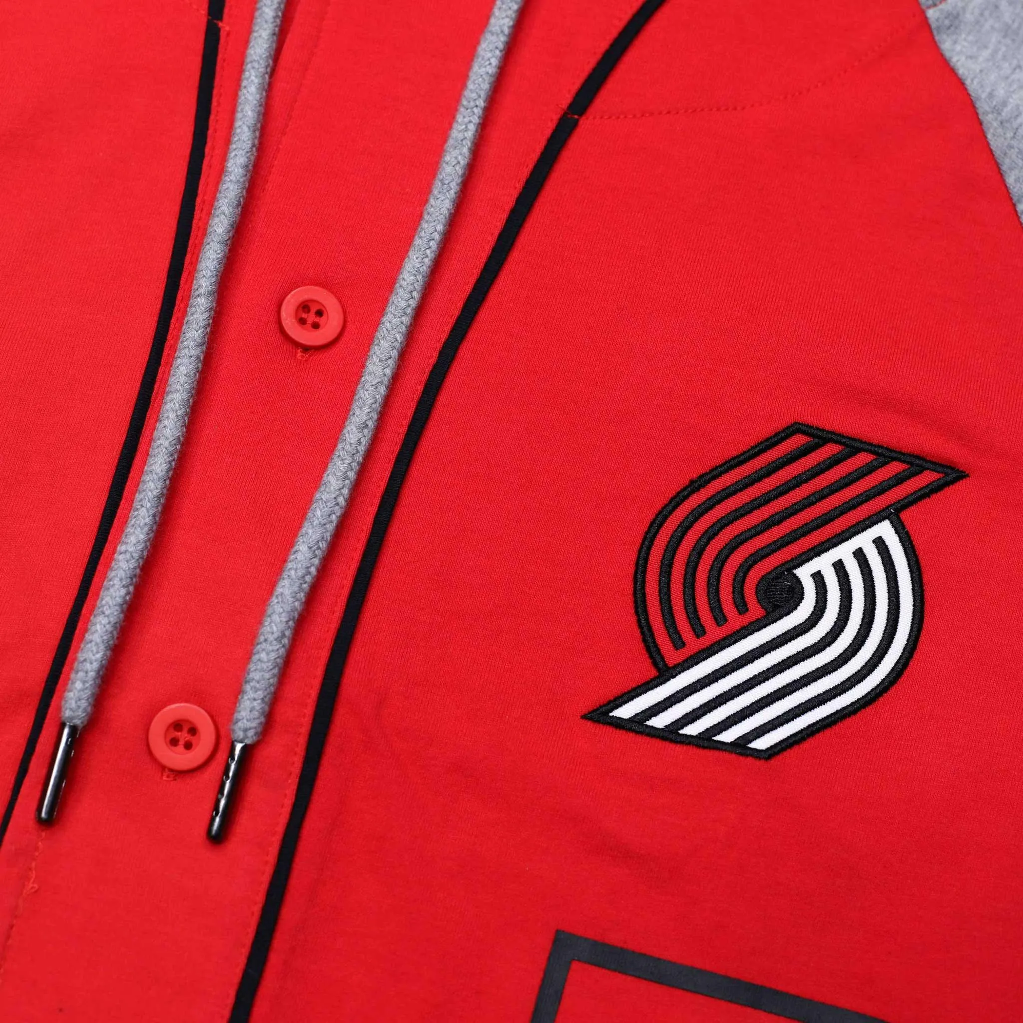 Portland Trail Blazers Logo Baseball Sweatshirt