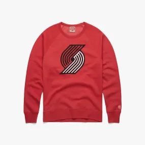 Crewneck Sweatshirt featuring Portland Trail Blazers Logo