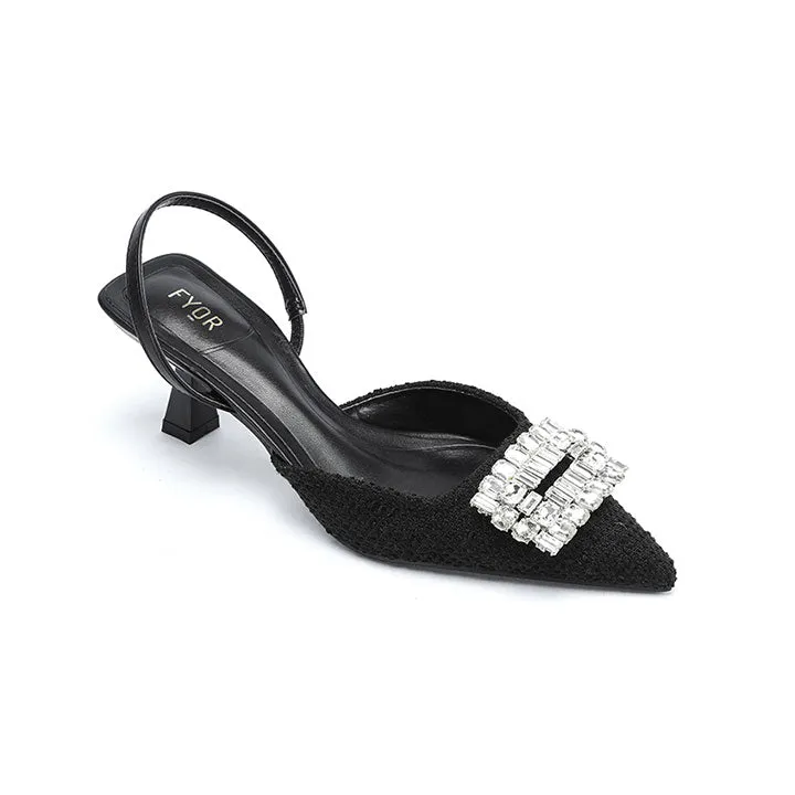 Pumps with Diamond Brooch BB 56