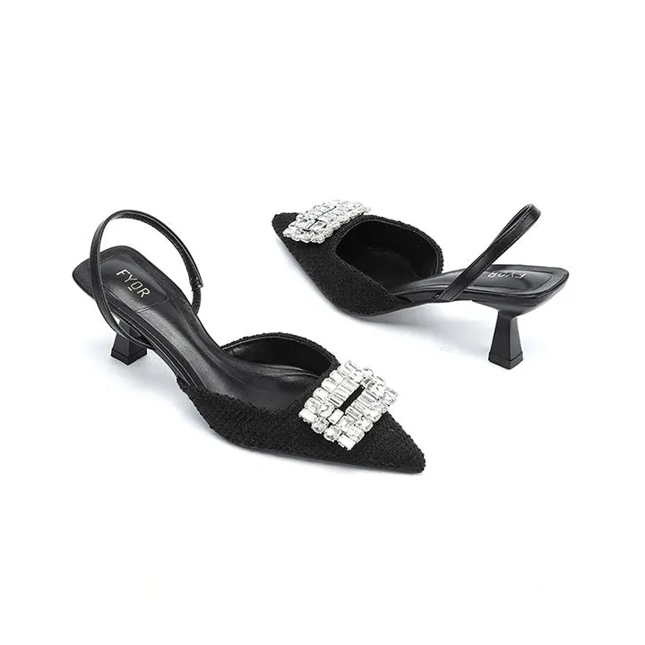 Pumps with Diamond Brooch BB 56