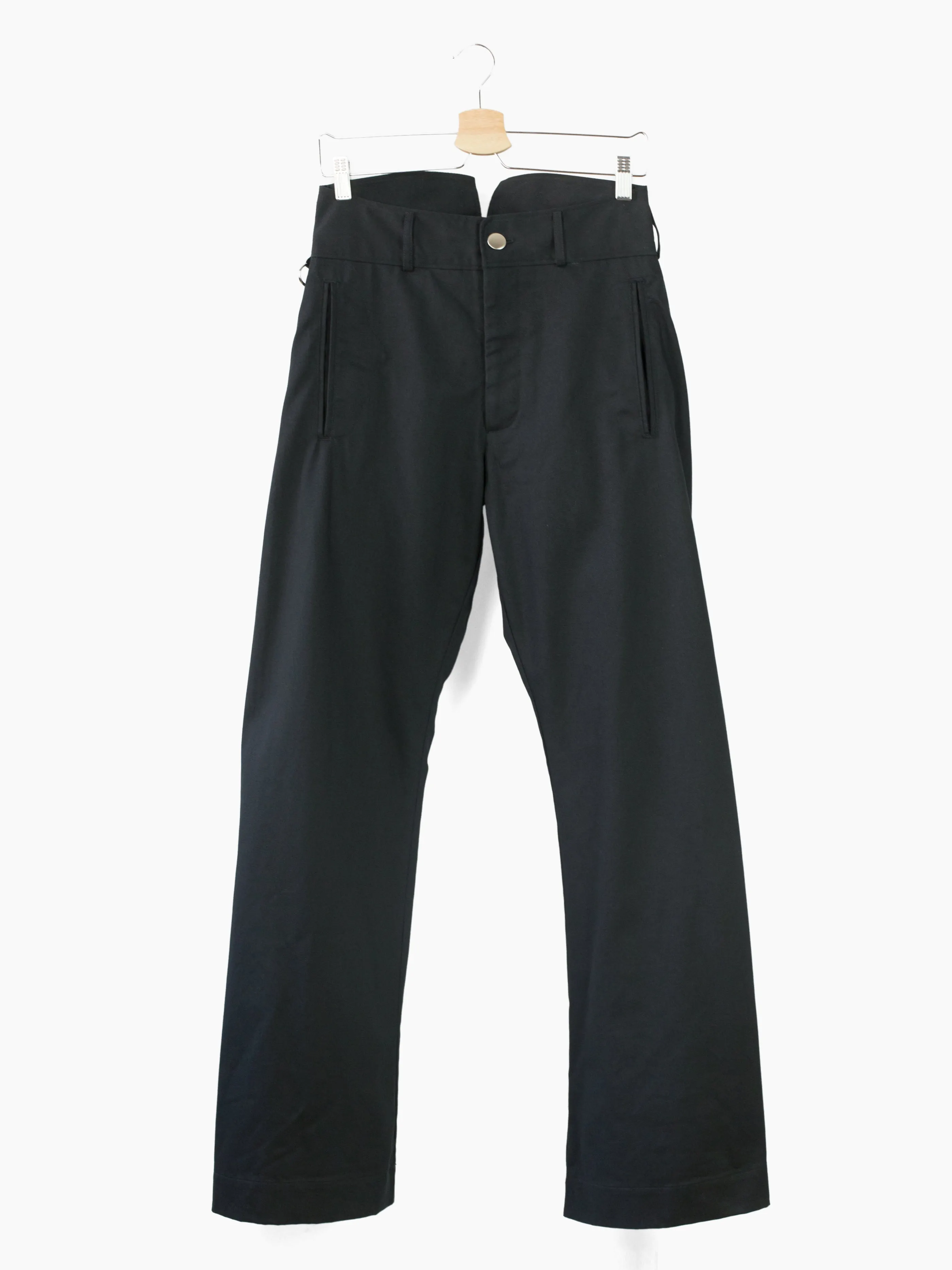 Ramon Rivera Flared Trousers High Waisted with Split-Back