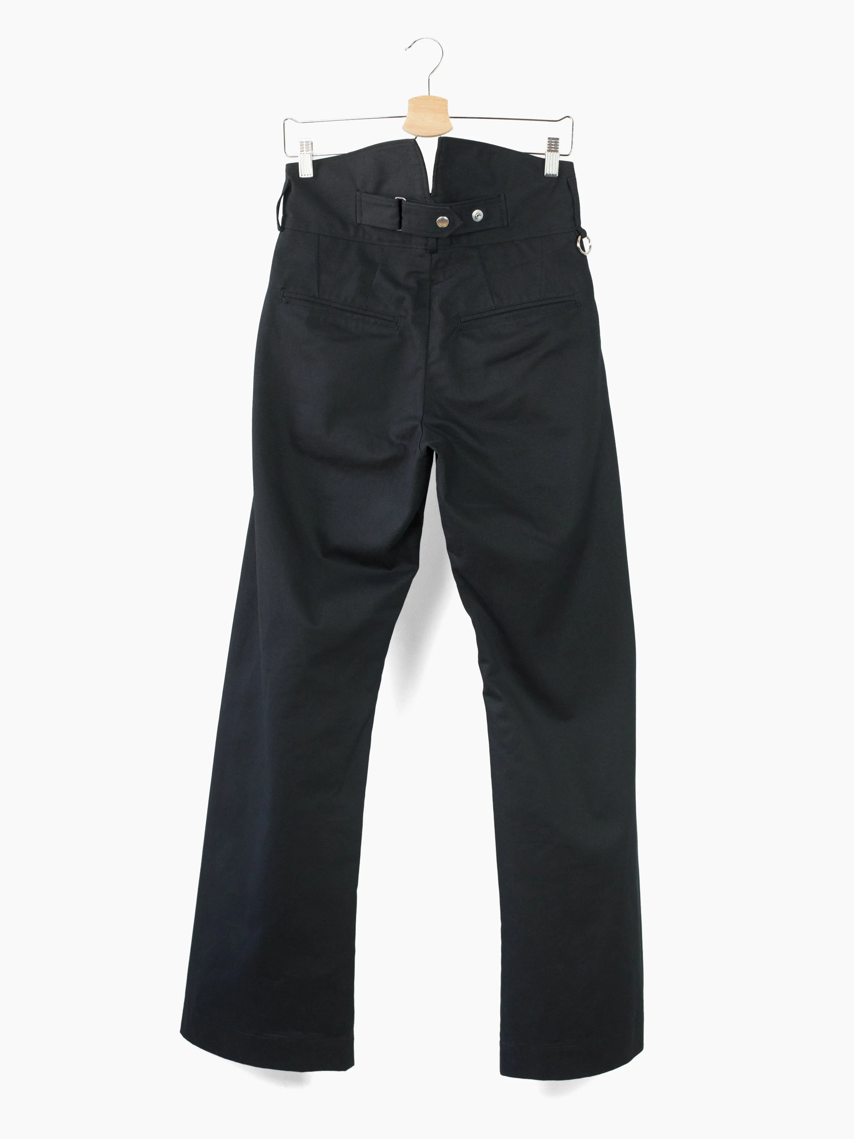 Ramon Rivera Flared Trousers High Waisted with Split-Back