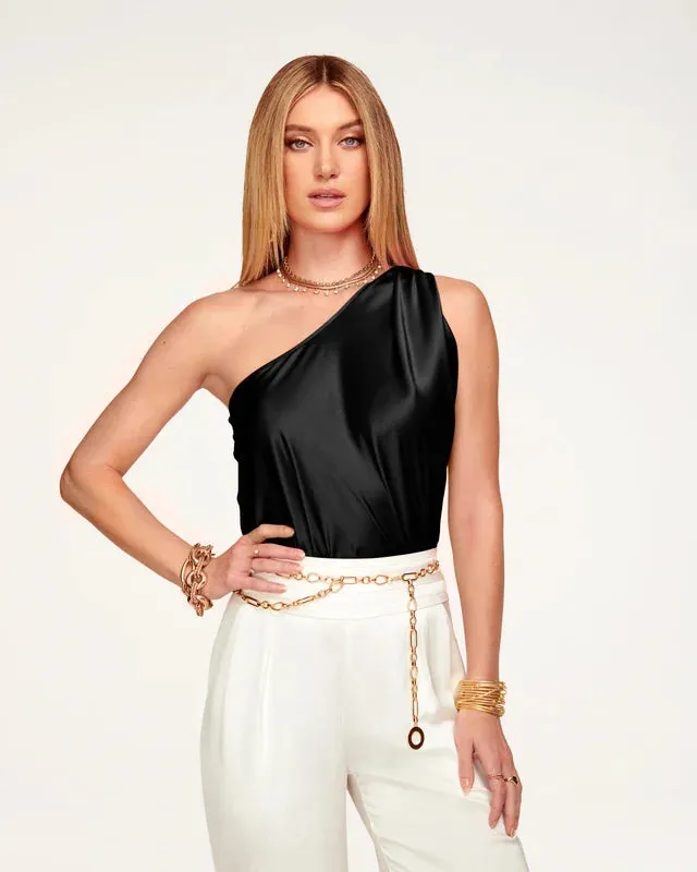 Ramy Brook    Harriet Halter Tank Top Black