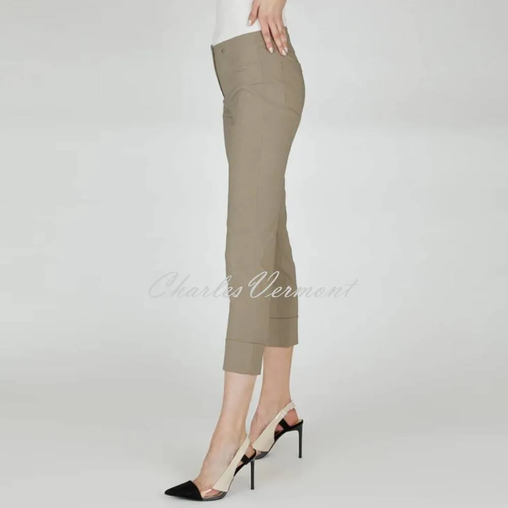 Robell Bella 09 Cropped Trouser in Taupe