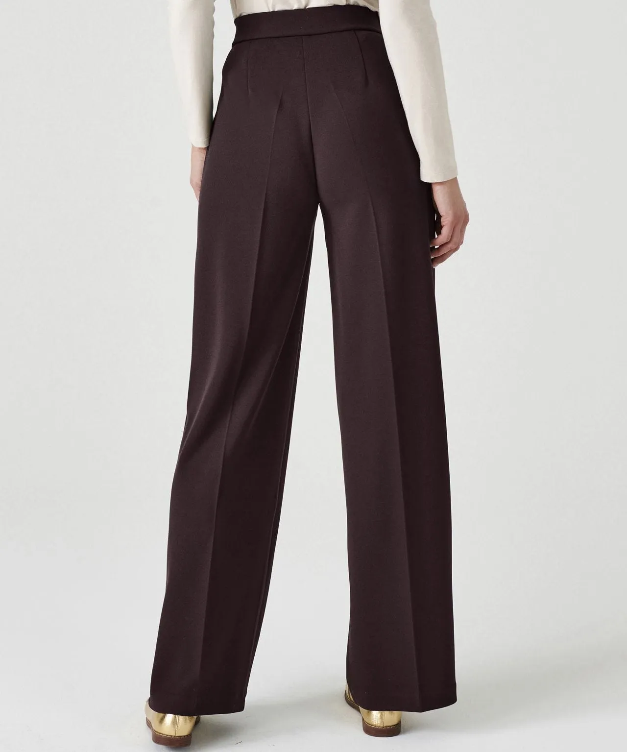 Wide-Leg Comfort Trousers with Secret Stretch Material