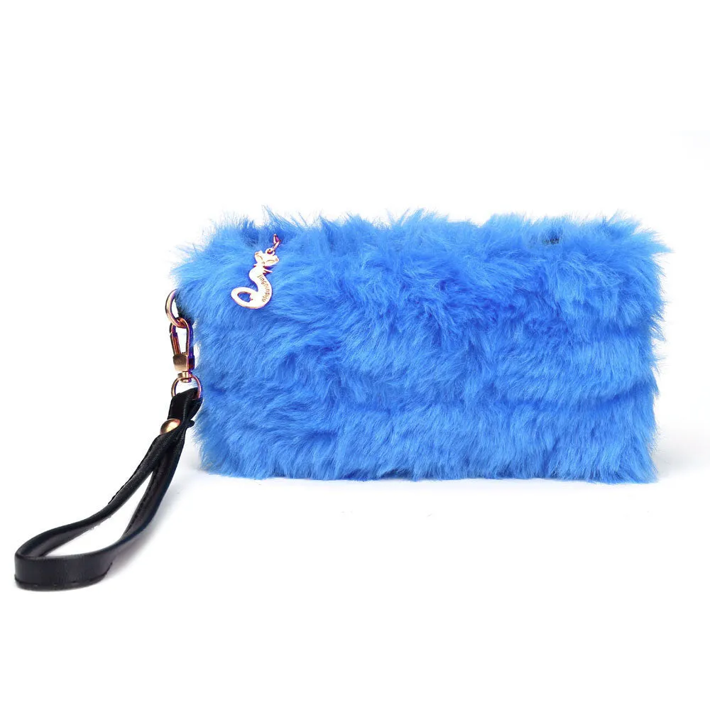 Women's Cozy Hairy Clutch Wallet