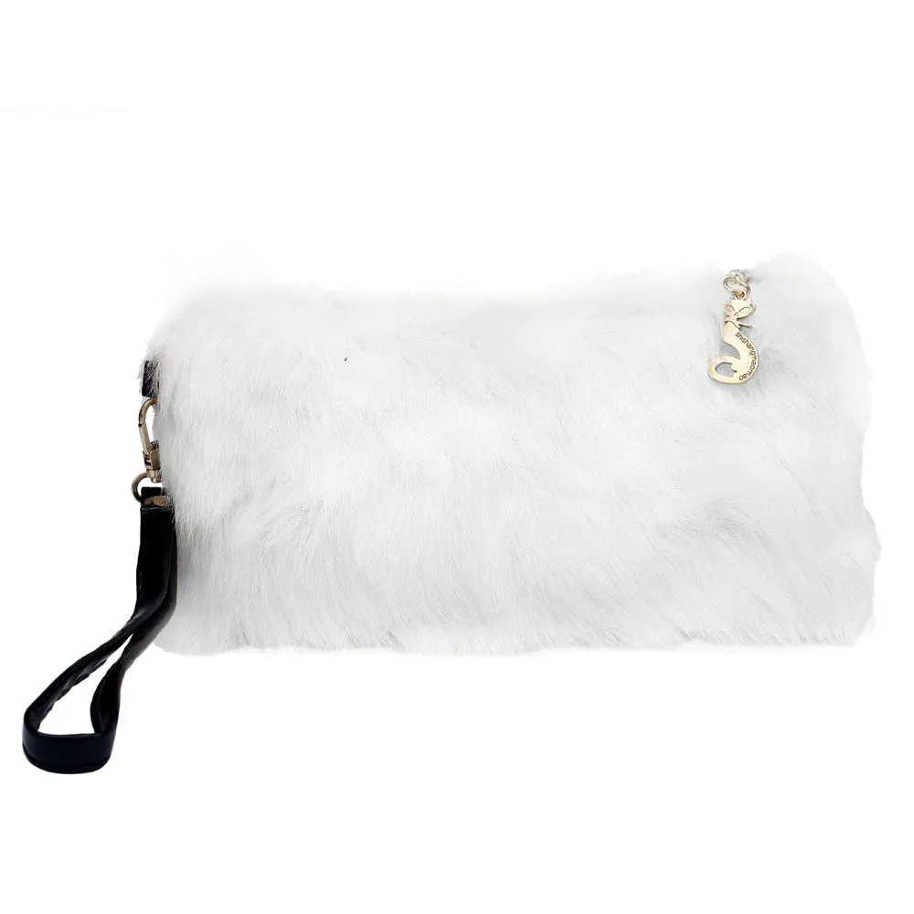 Women's Cozy Hairy Clutch Wallet