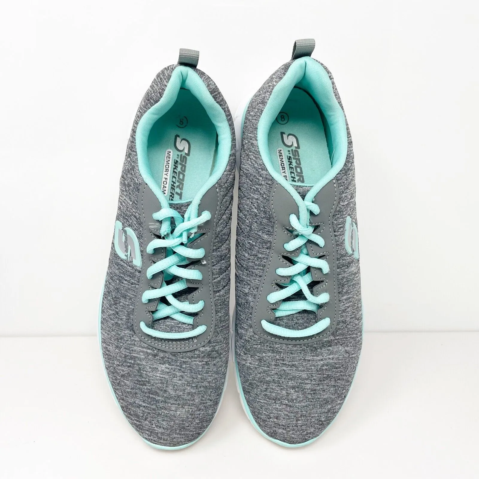 Skechers Womens S Sport F190-4 Gray Running Shoes Sneakers Size 8