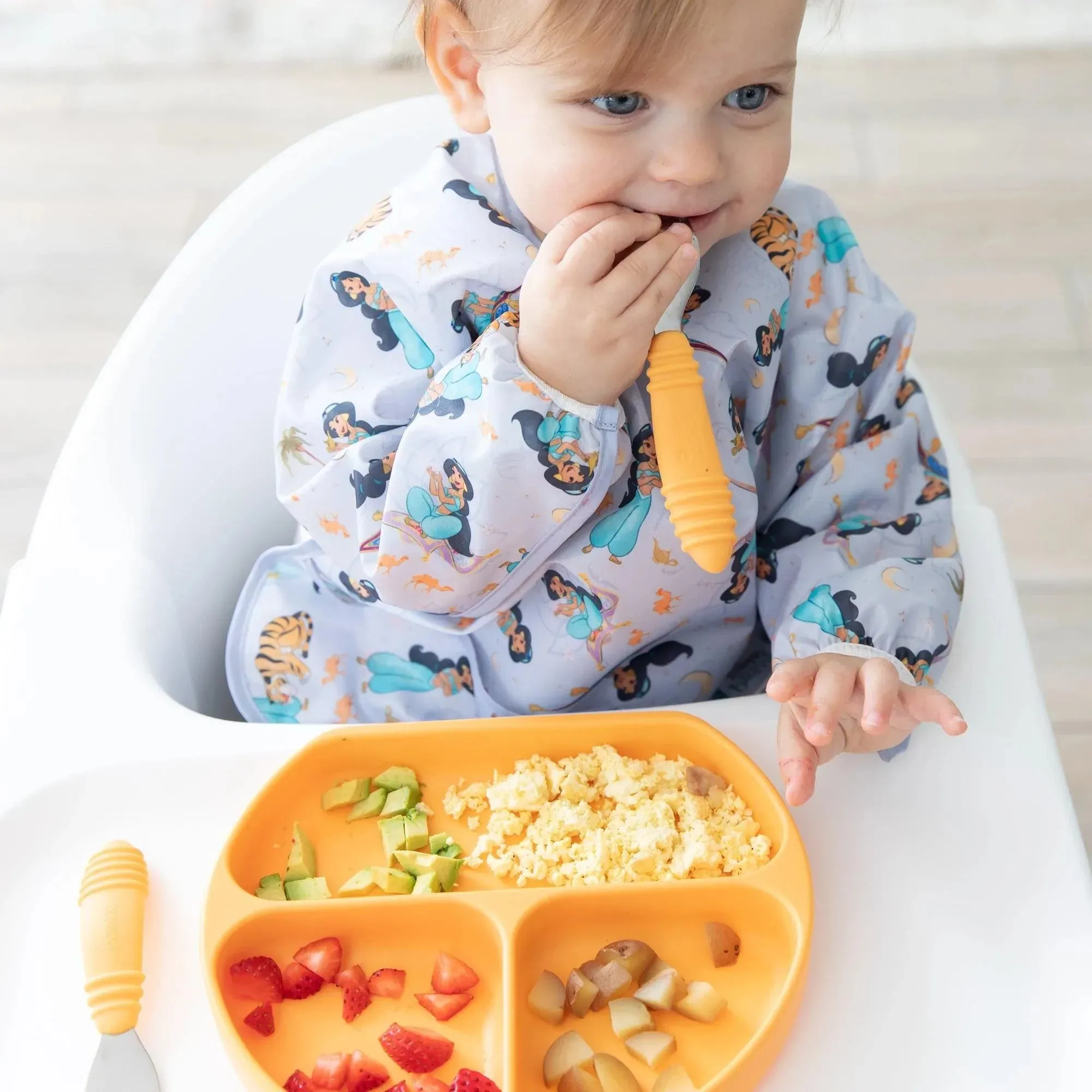 Sleeved Bib: Jasmine